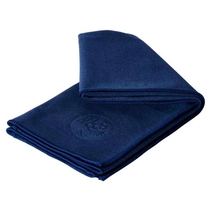 Toalla de Yoga Manduka eQua - Microfibra Secado Rápido 41cm Azul