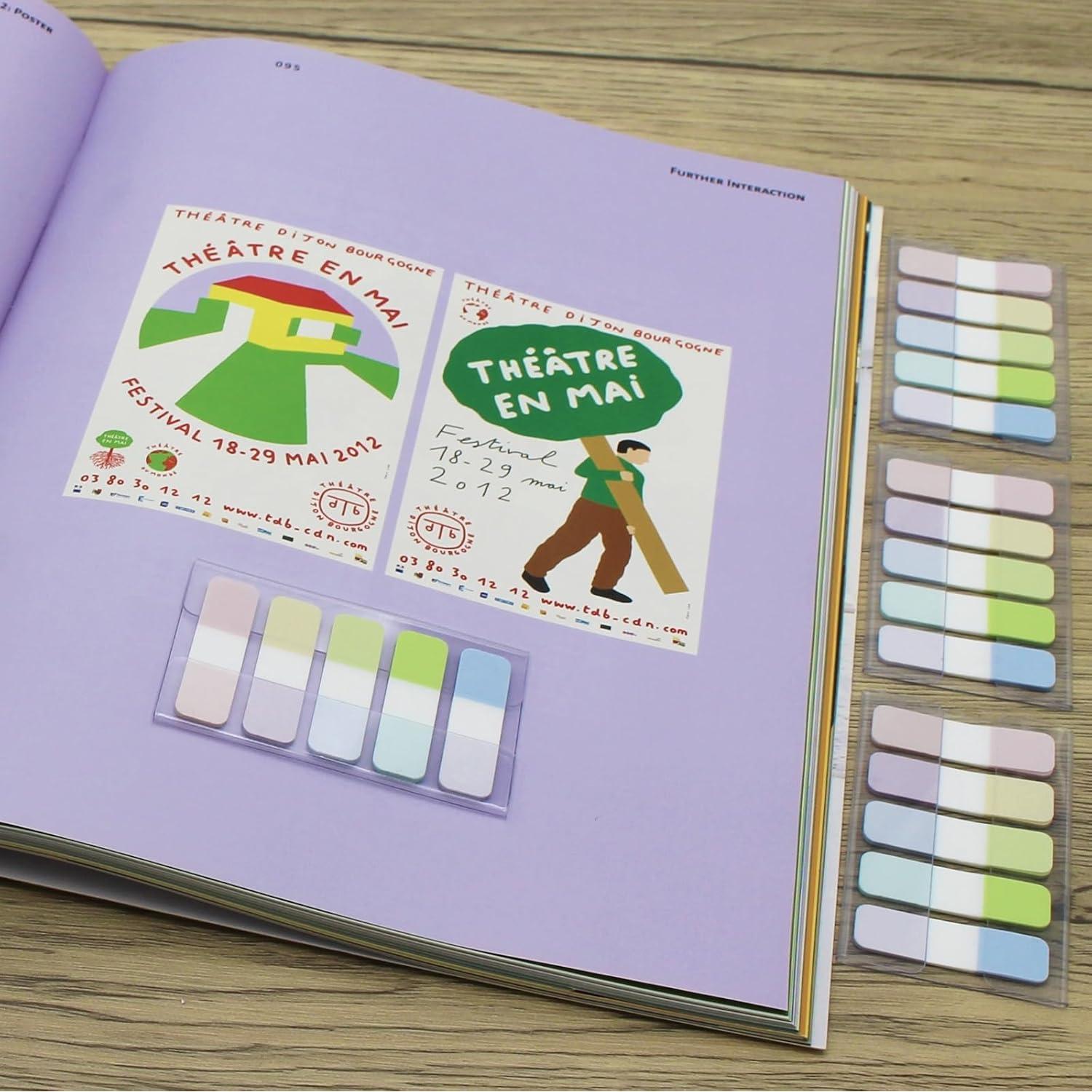 Banderas Adhesivas Andoca Asortidas 1.19x4.34cm 400 Páginas