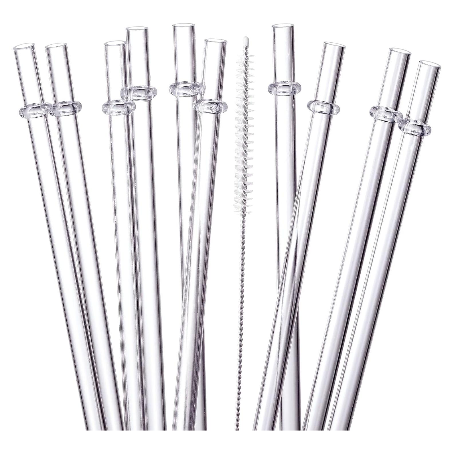 Popotes Reutilizables VITEVER 24 Piezas 26.67 cm Transparentes