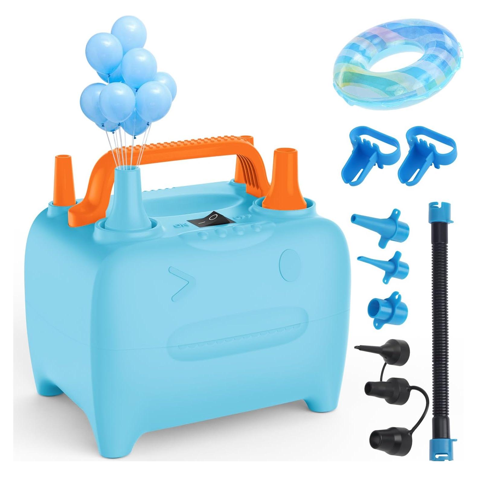 Bomba de globo eléctrica OWill CQB-B 600W portátil doble boquilla