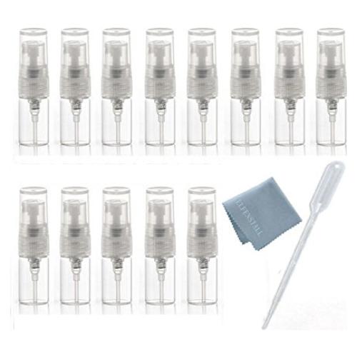 20 Botellas Mini Spray Vidrio 2ml Elfenstall para Viaje