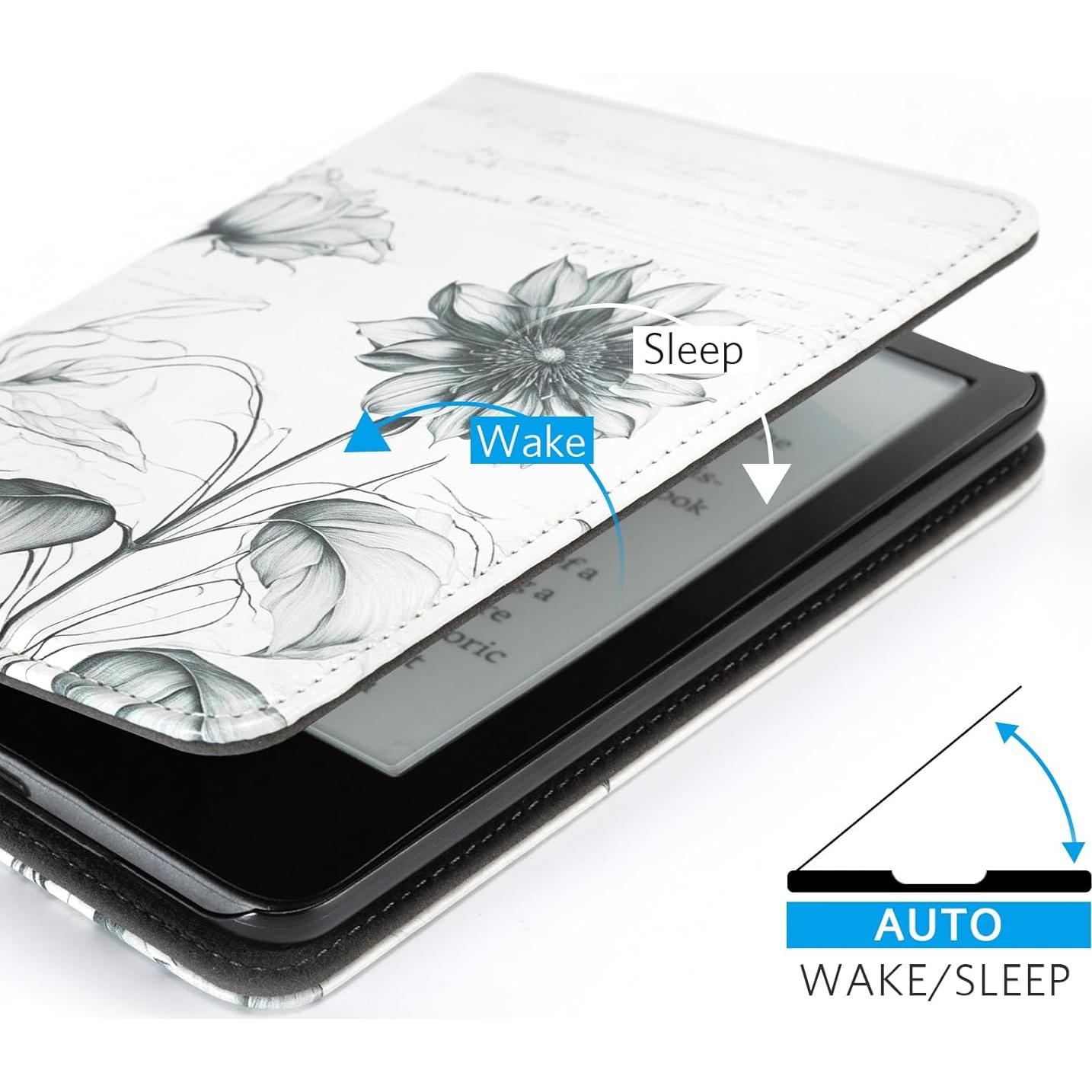 Funda CoBak para Kindle 6" 2024/2022 con Soporte y Correa