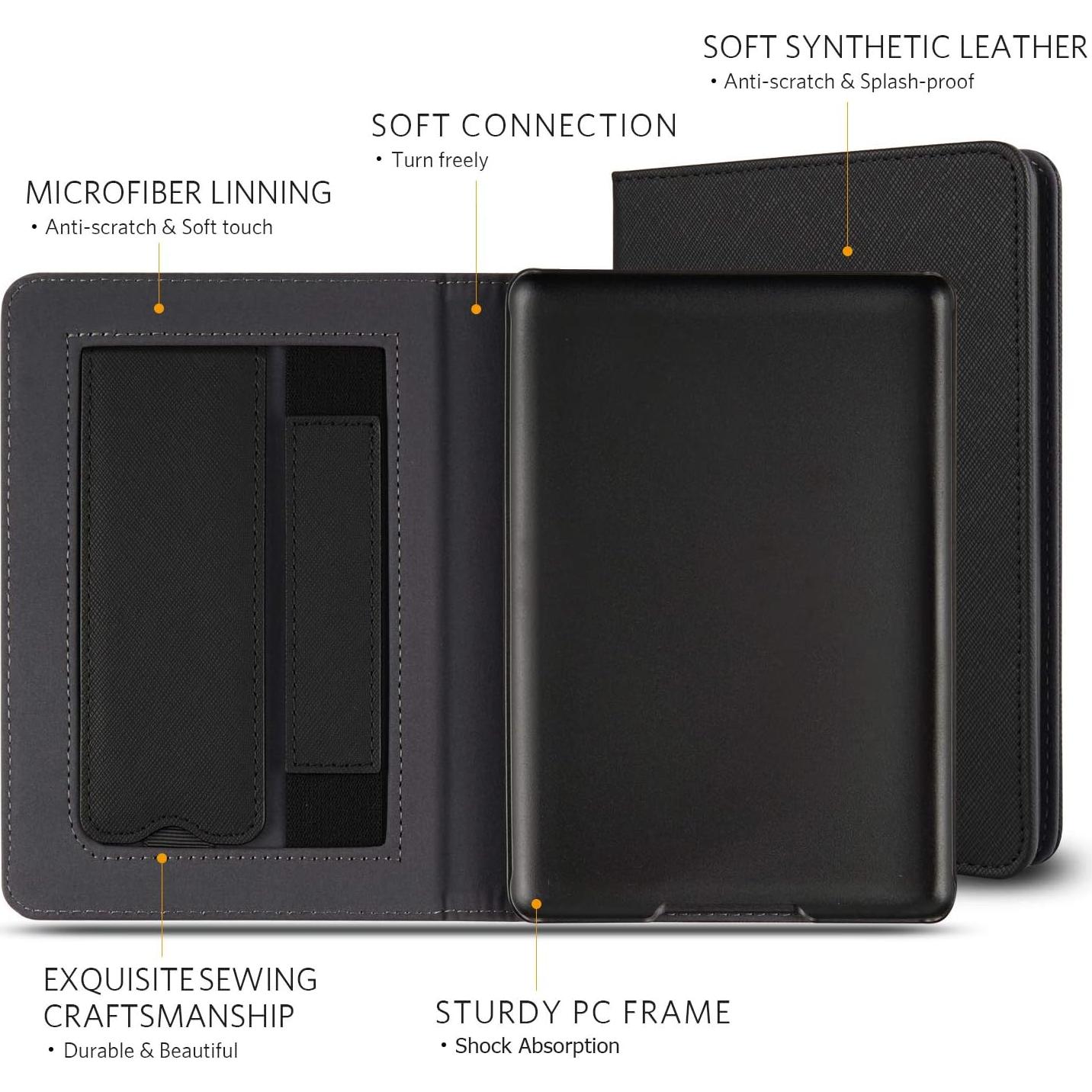 Funda CoBak para Kindle 6" 2024/2022 con Soporte y Correa