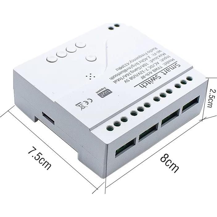 Interruptor Relé Inalámbrico Zigbee MHCOZY 4CH 85-250V