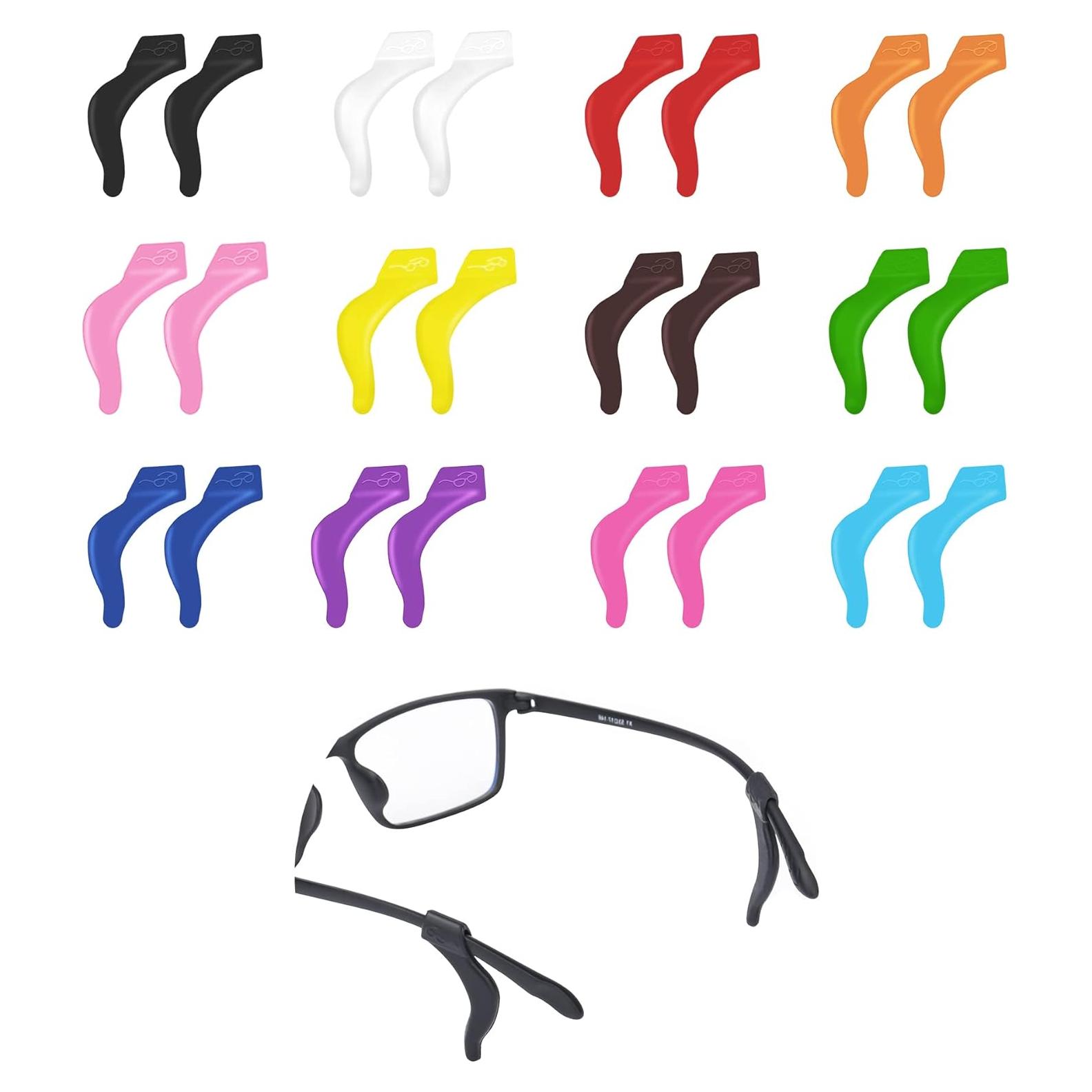 12 Ganchos de Silicona Antideslizantes para Gafas SooGree