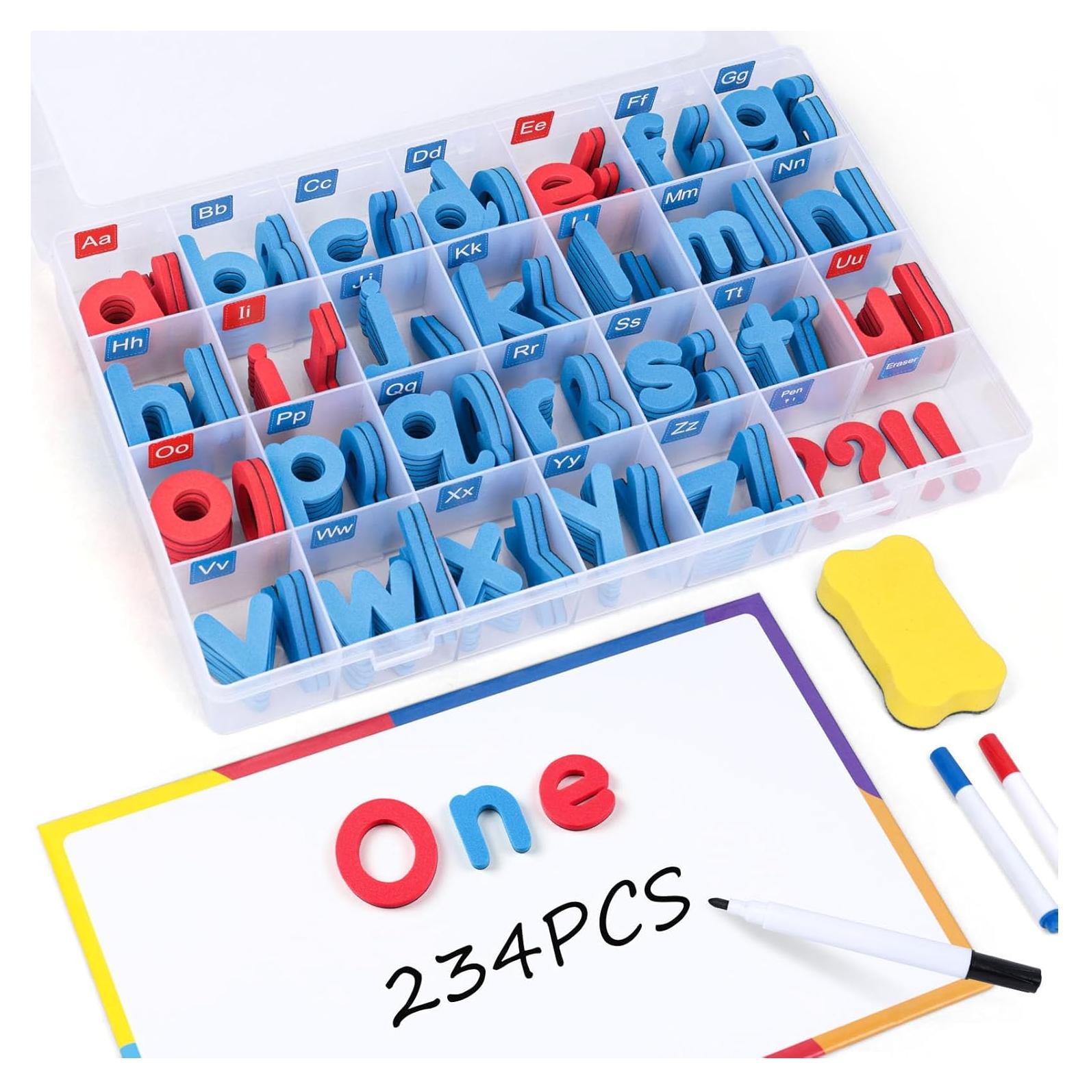 Kit de Letras Magnéticas LOVESTOWN 234 Piezas con Tablero