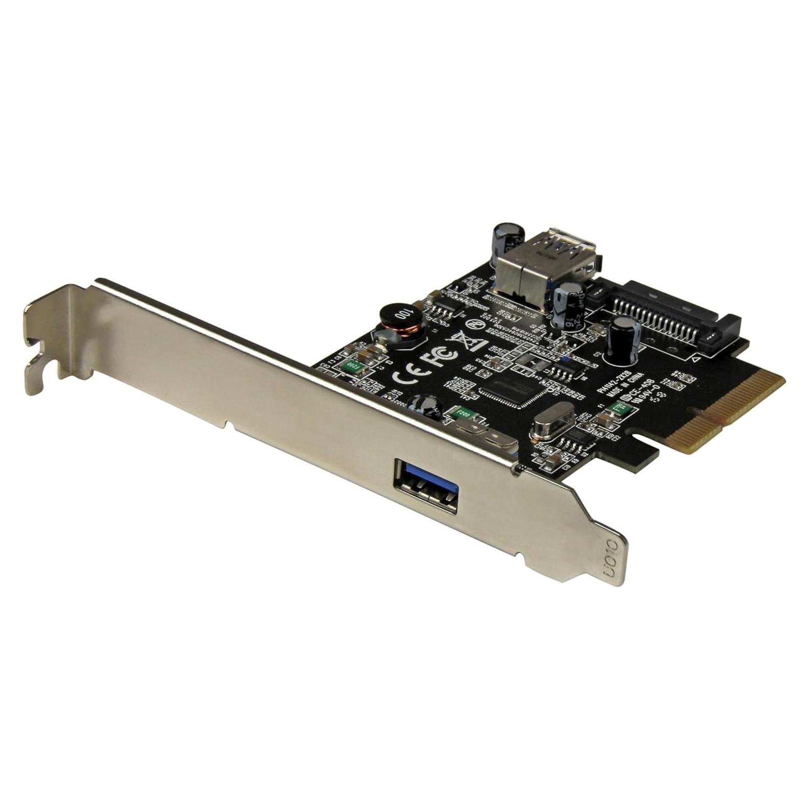 Tarjeta PCIe USB 3.1 StarTech 2 Puertos 10Gbps USB-A