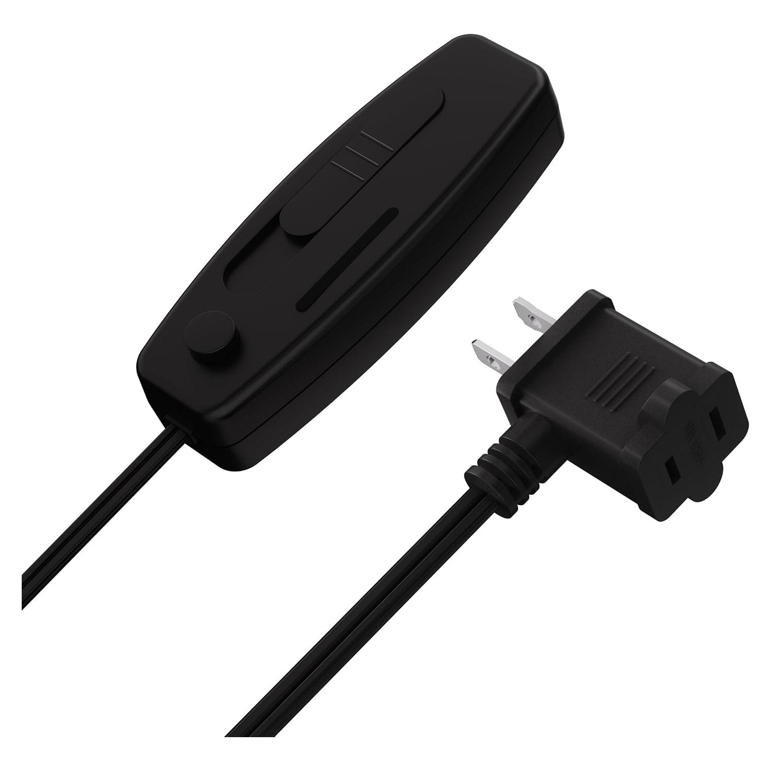 Interruptor Regulador de Lámpara de Mesa LIDER Negro 200W