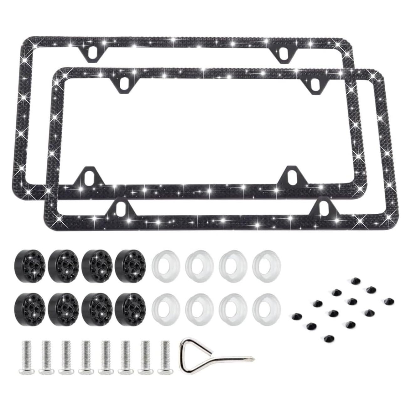 Marco de Placa de Licencia Brillante FIISFIIS 30.99x16 cm