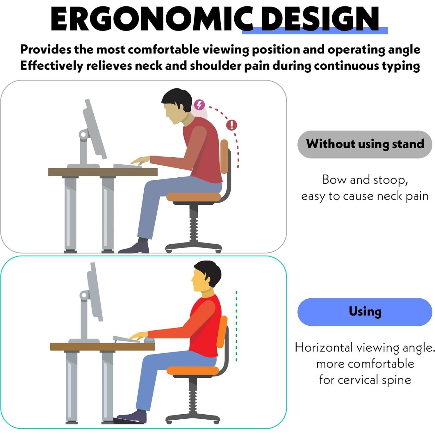 Soporte de Laptop Plegable YUXIANLB de Aleación de Zinc Negro