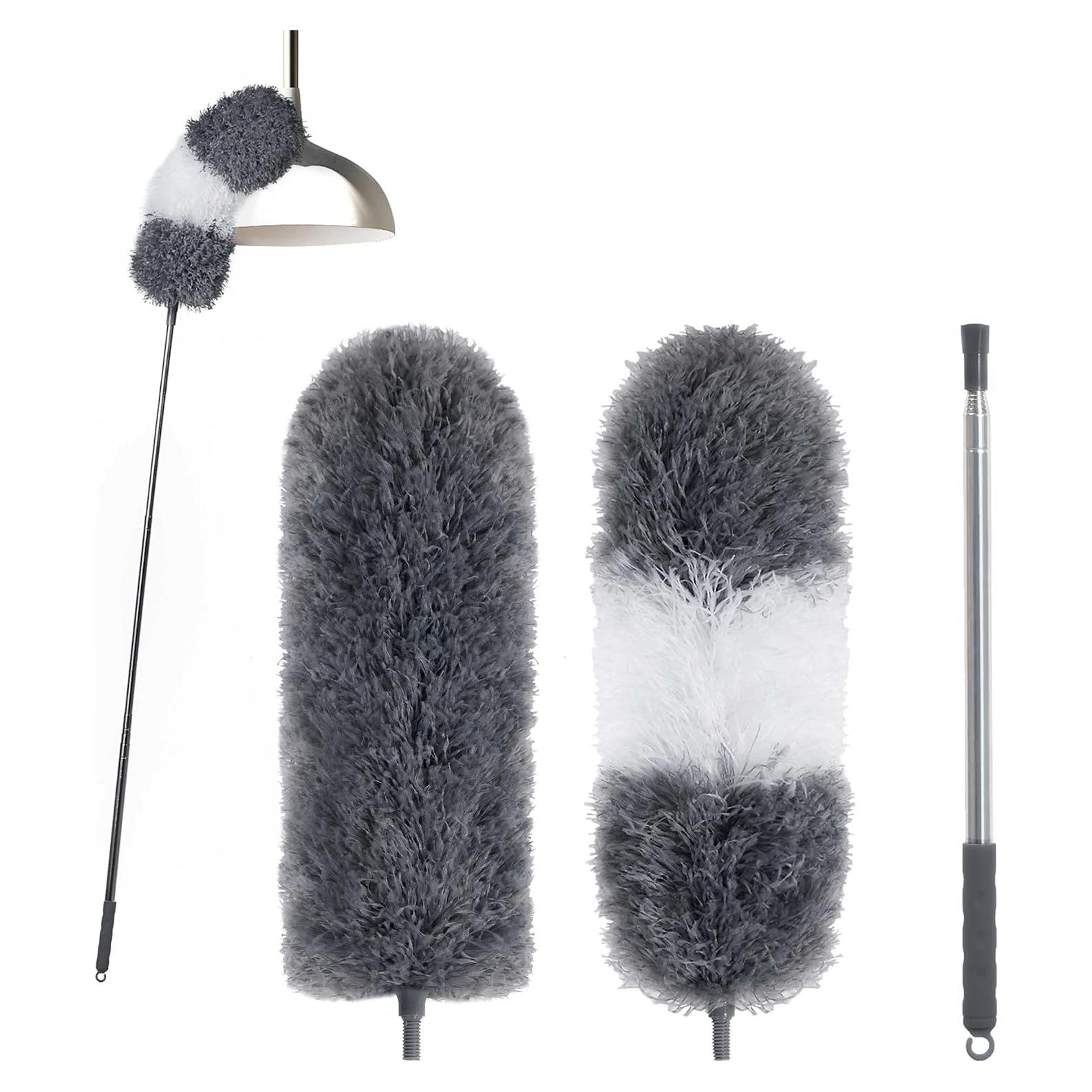 Plumero de Microfibra BOOMJOY con Polo Extensible 254 cm - 2 Pcs