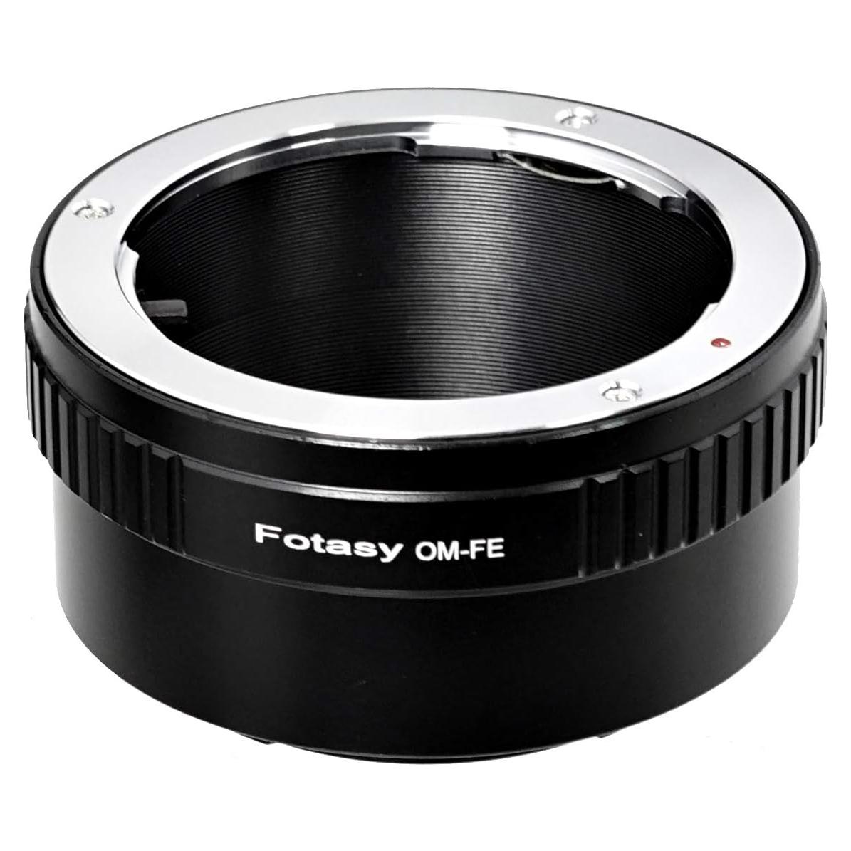 Adaptador Fotasy de Lente Olympus OM a Montura E FE - 3.81x7.62cm