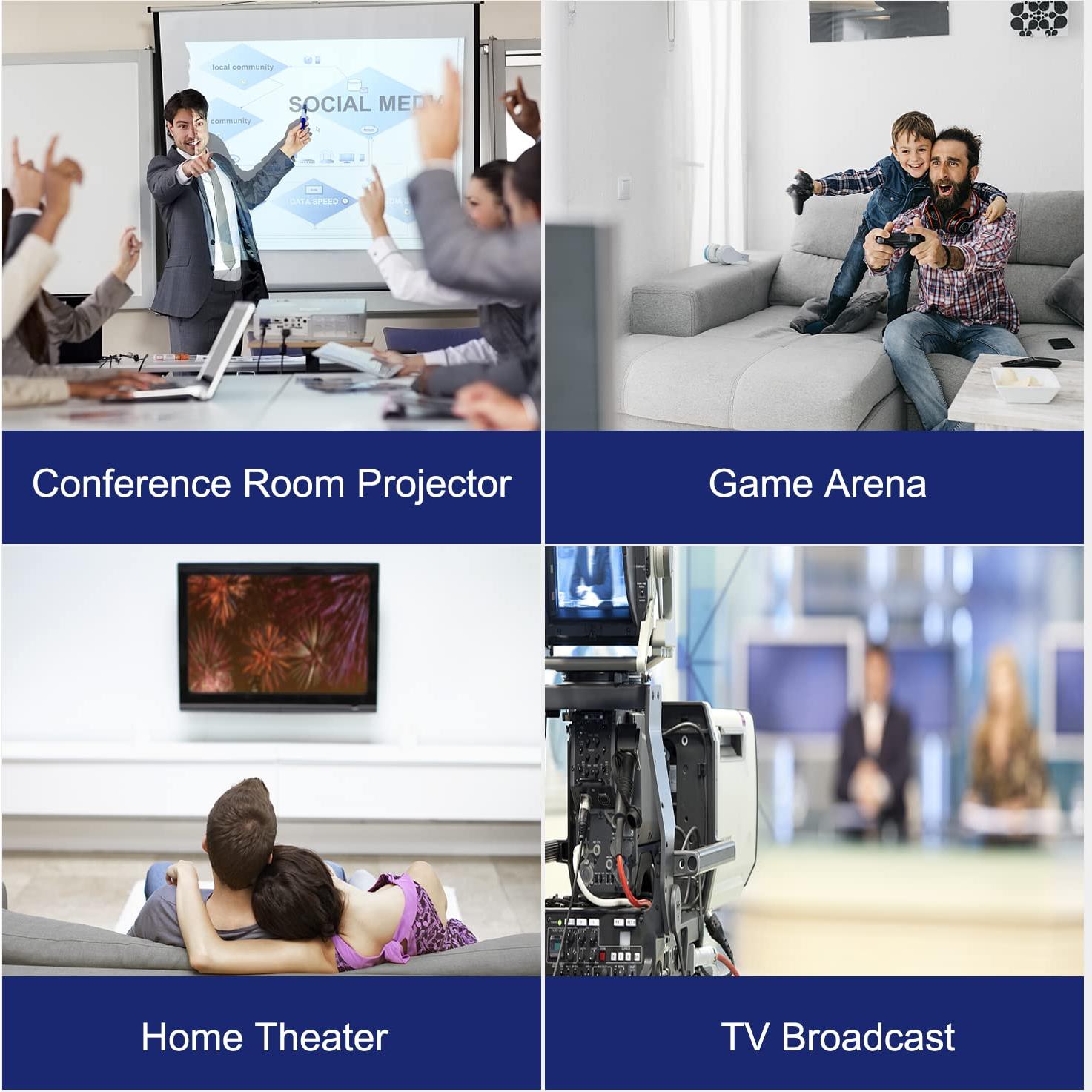 Cable HDMI 8K ALLEASA 0.61 m Alta Velocidad 48Gbps