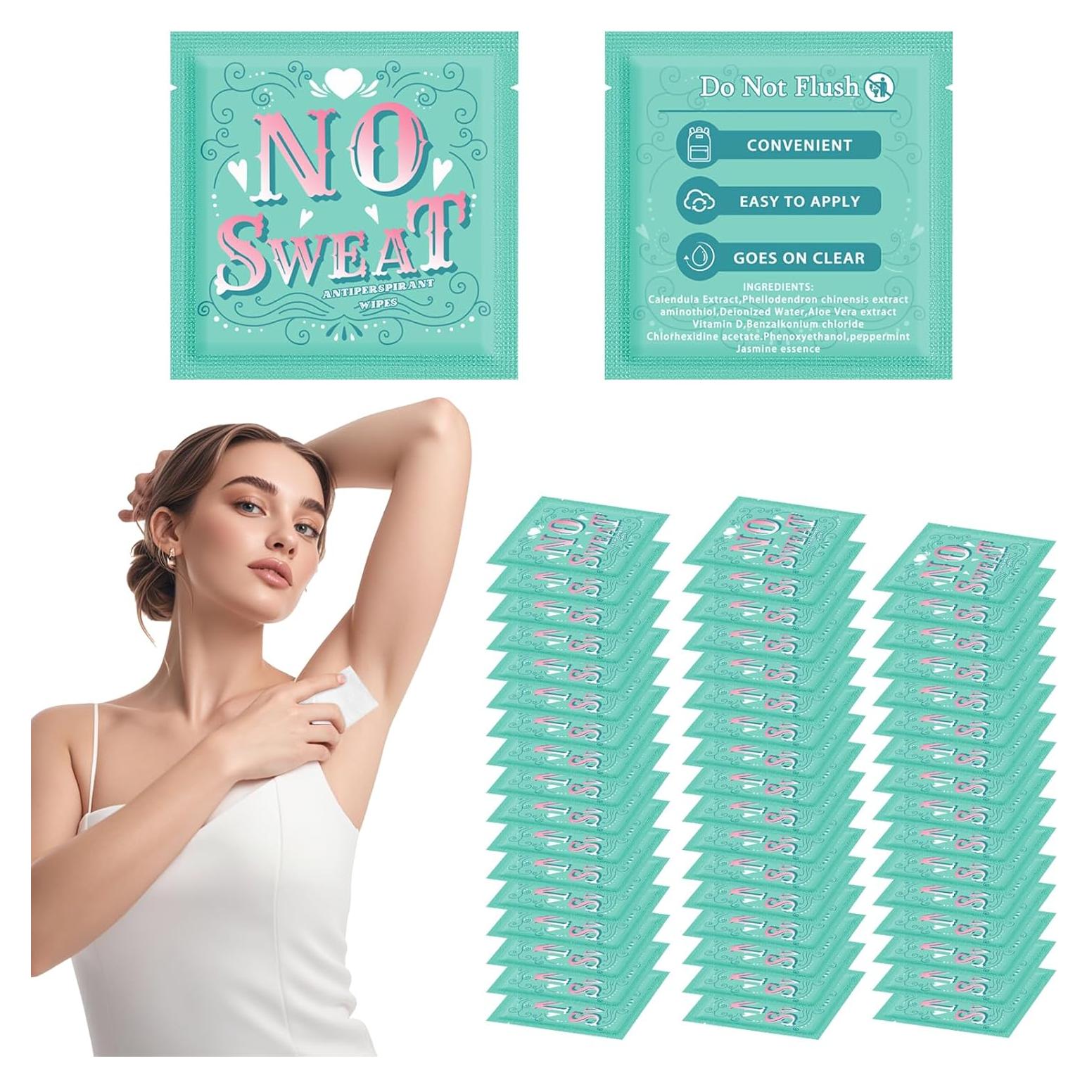 Toallitas Corporales Desodorantes BUAEL 50 Piezas Hipoalergénicas