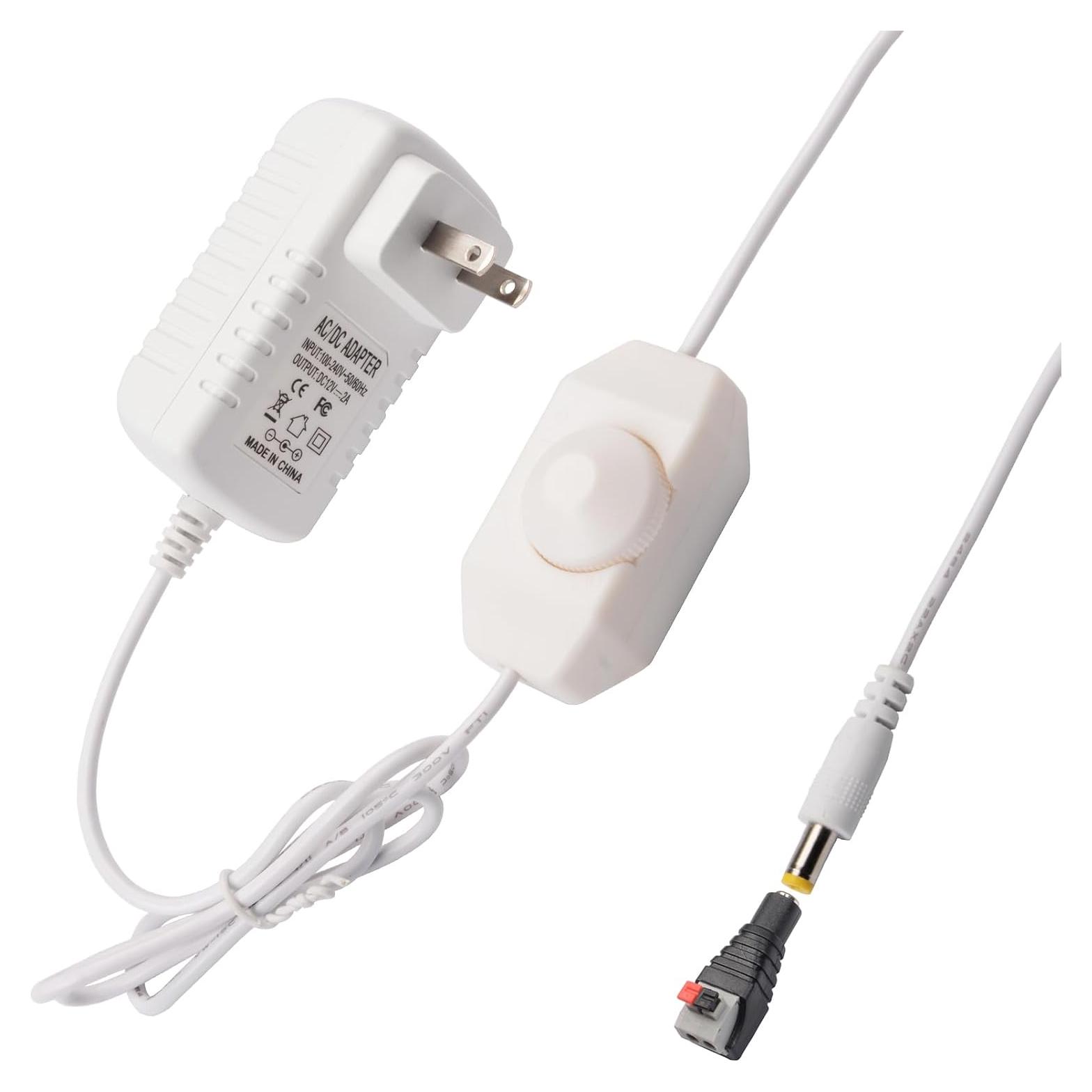 Regulador Enchufable DC 12V 2A Scpopfer para Luces LED