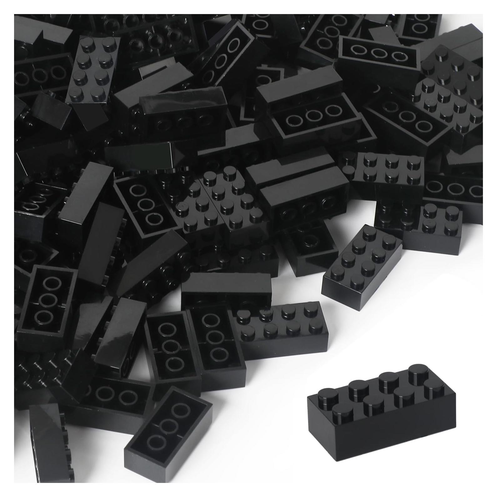 Bloques de Construcción Ekuzi 121 Piezas 2x4 Color Negro