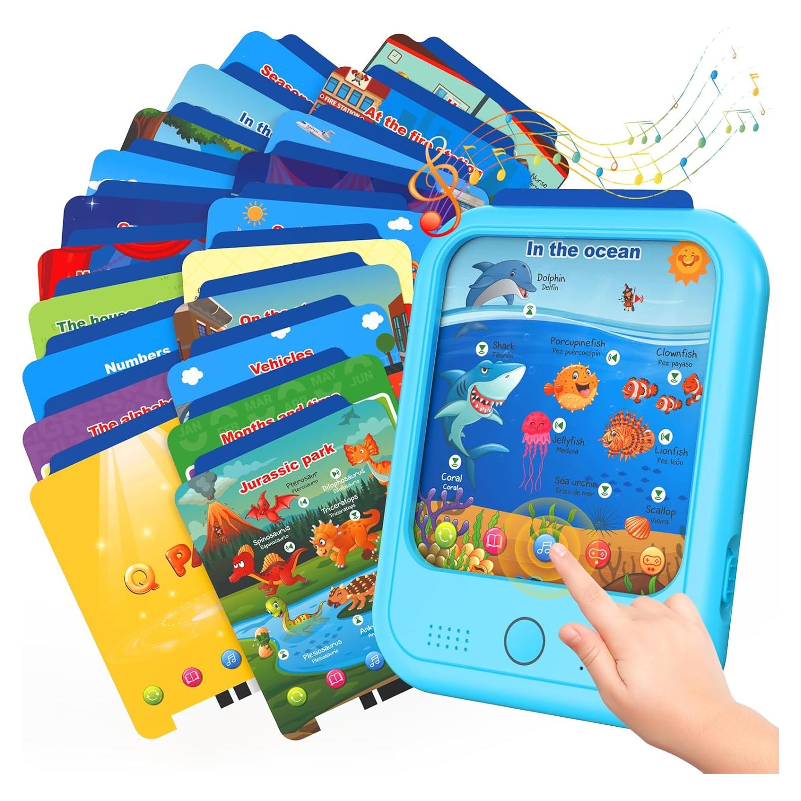 Tableta de Aprendizaje Educativa Puzcande 40 Temas 2-6 Años