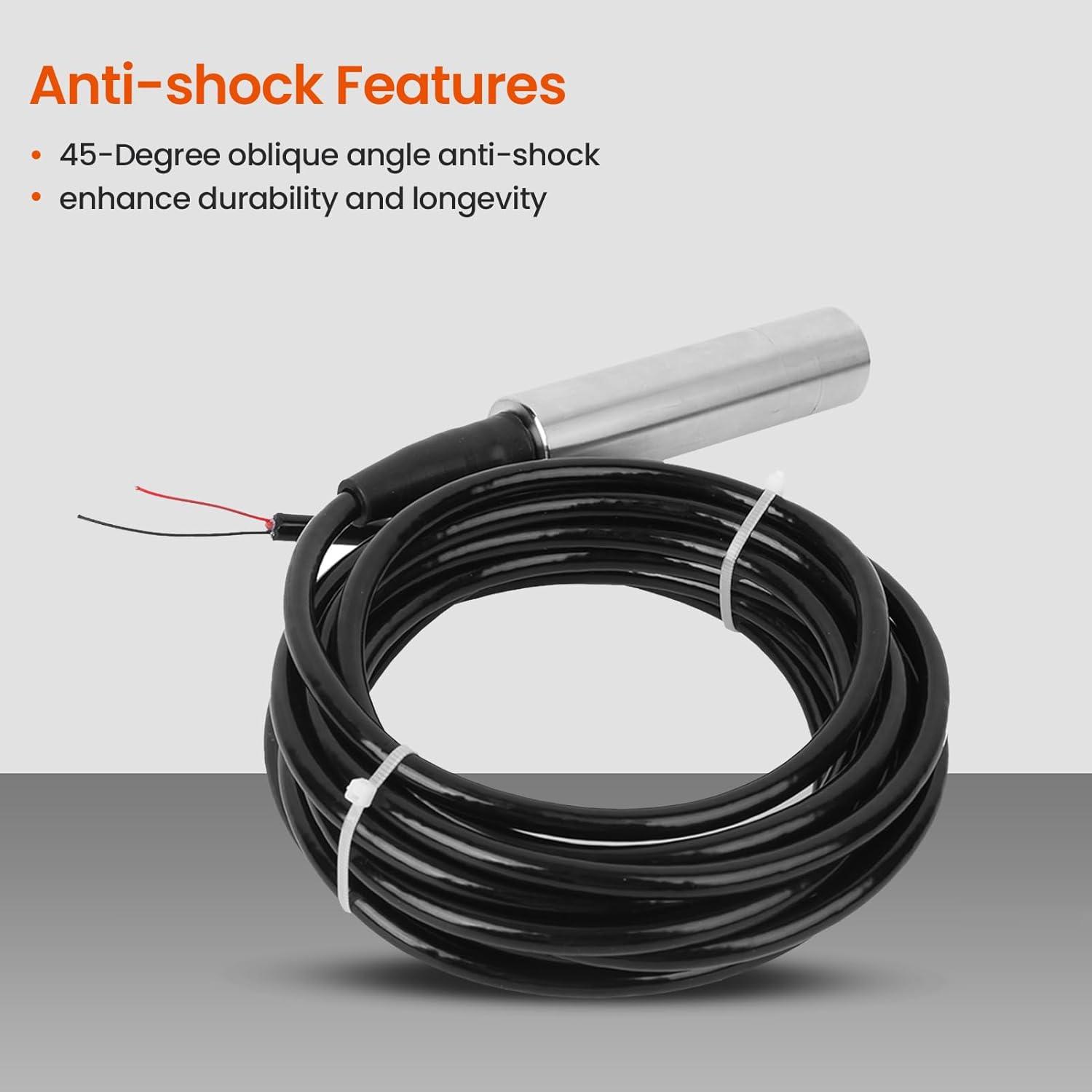 Sensor de Nivel de Agua EIMSOAH 0-1m 24VDC 4-20mA IP68