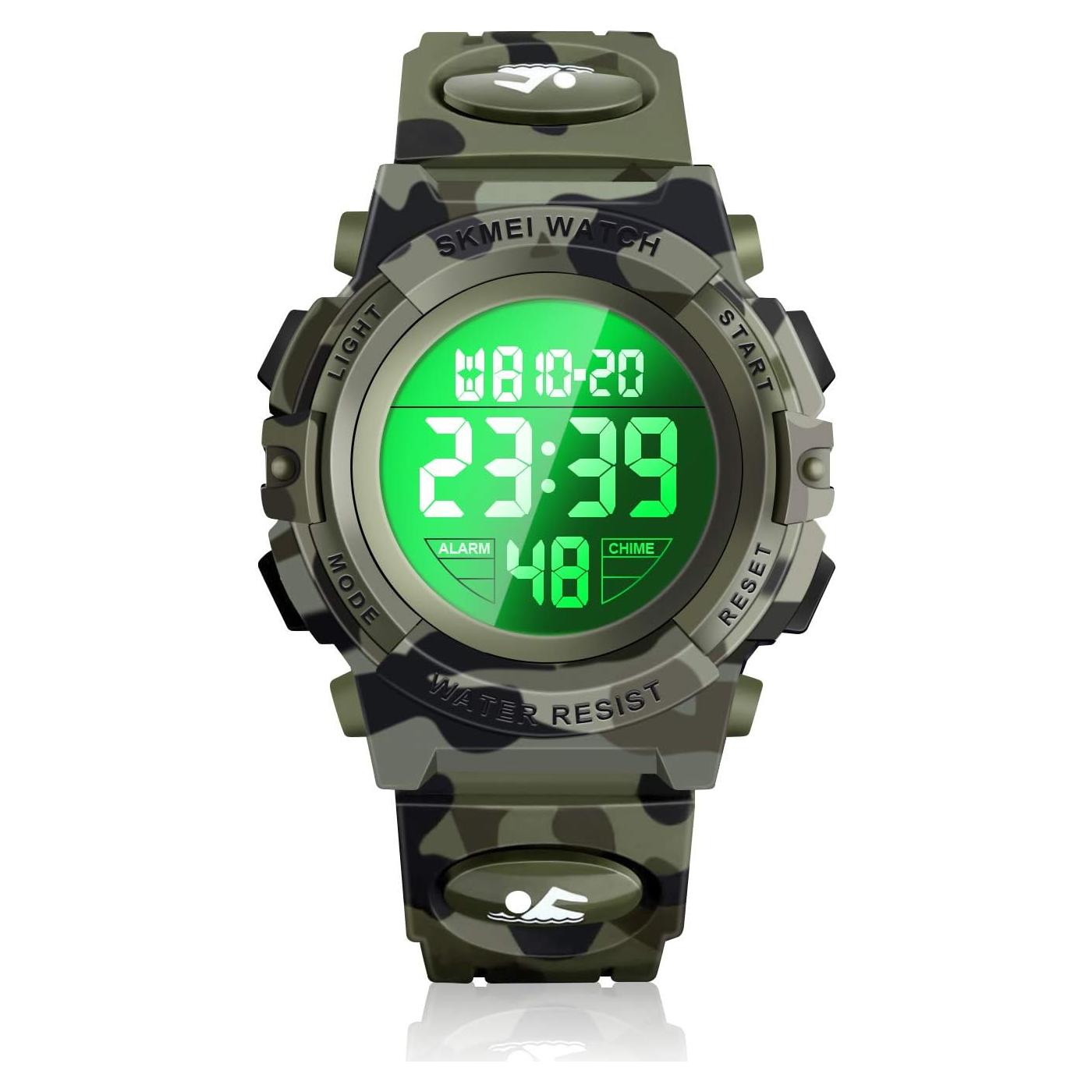Reloj Digital Impermeable Dodosky para Niños Camuflaje