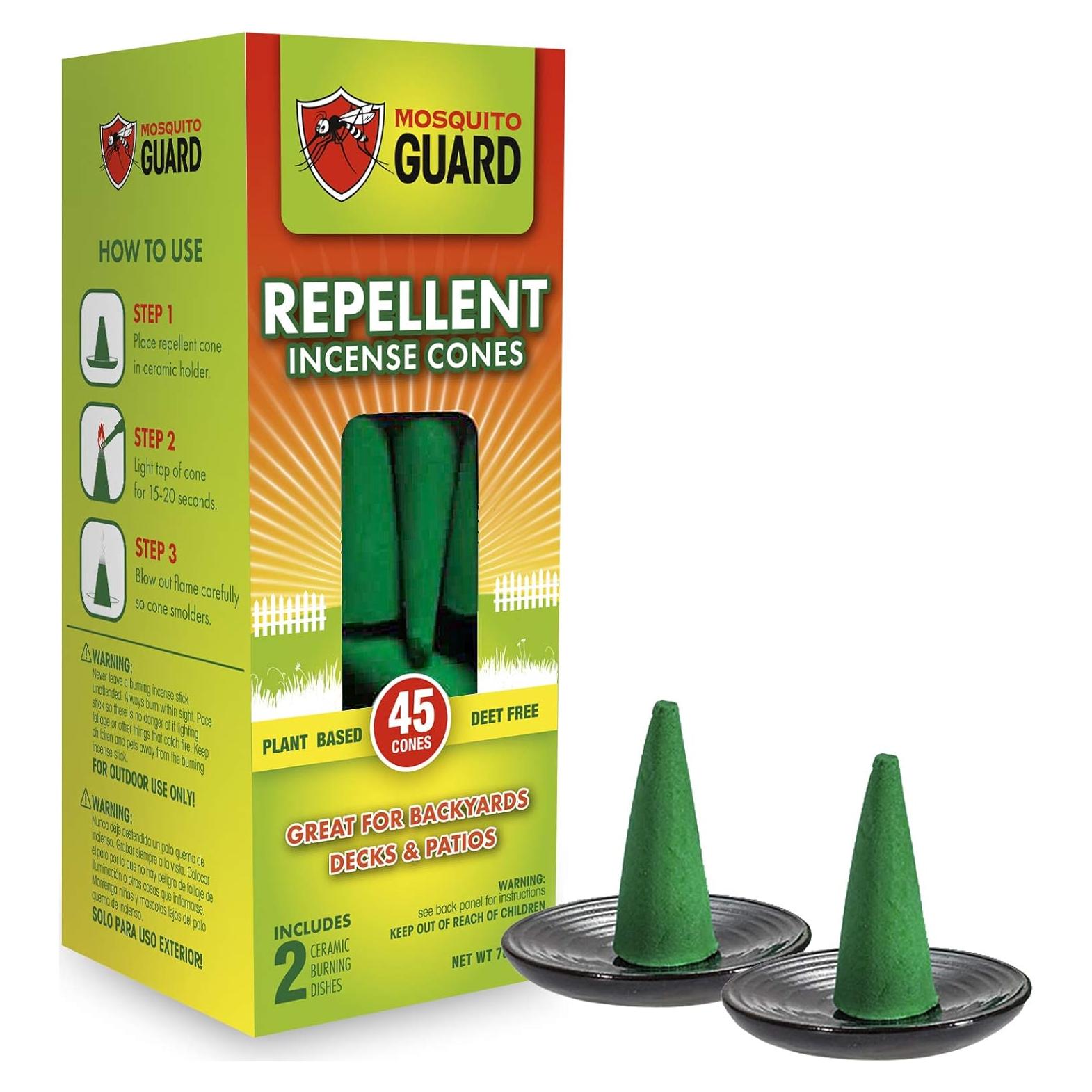 Conos de Incienso Repelente Mosquitos Mosquito Guard 45pcs
