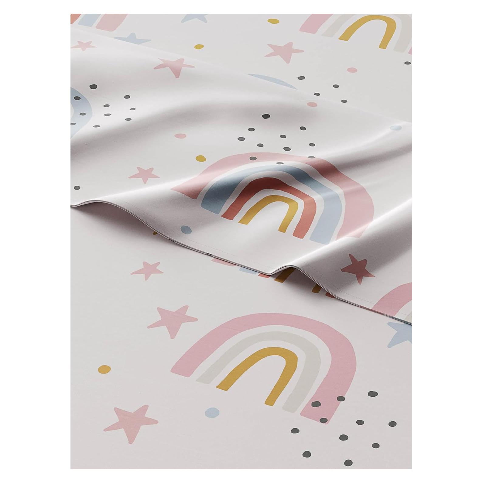 Juego de Sábanas Twin CGK Unlimited Arcoíris 3 Piezas