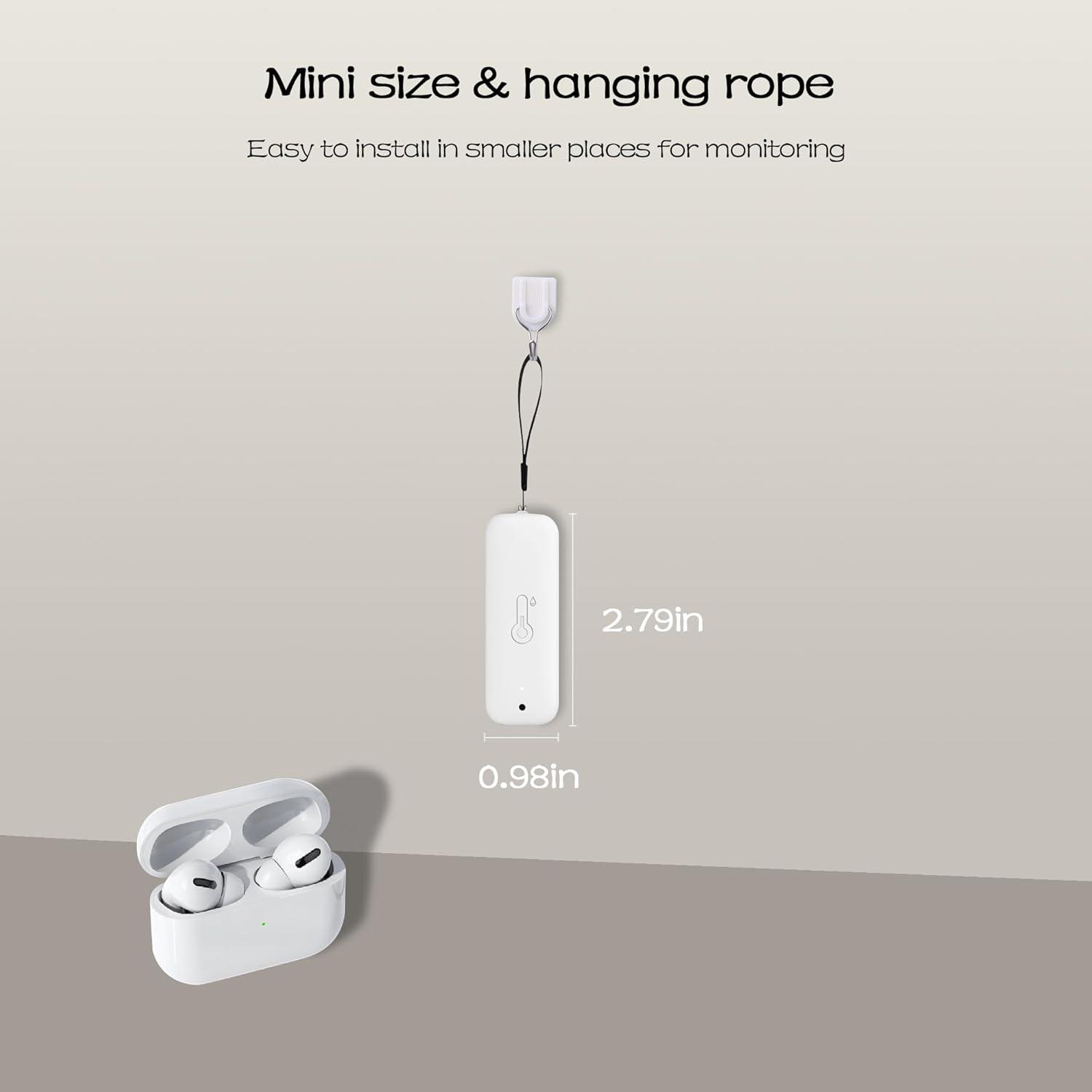 Sensor de Termómetro e Higrómetro WiFi Wayfuture TH11Y Blanco