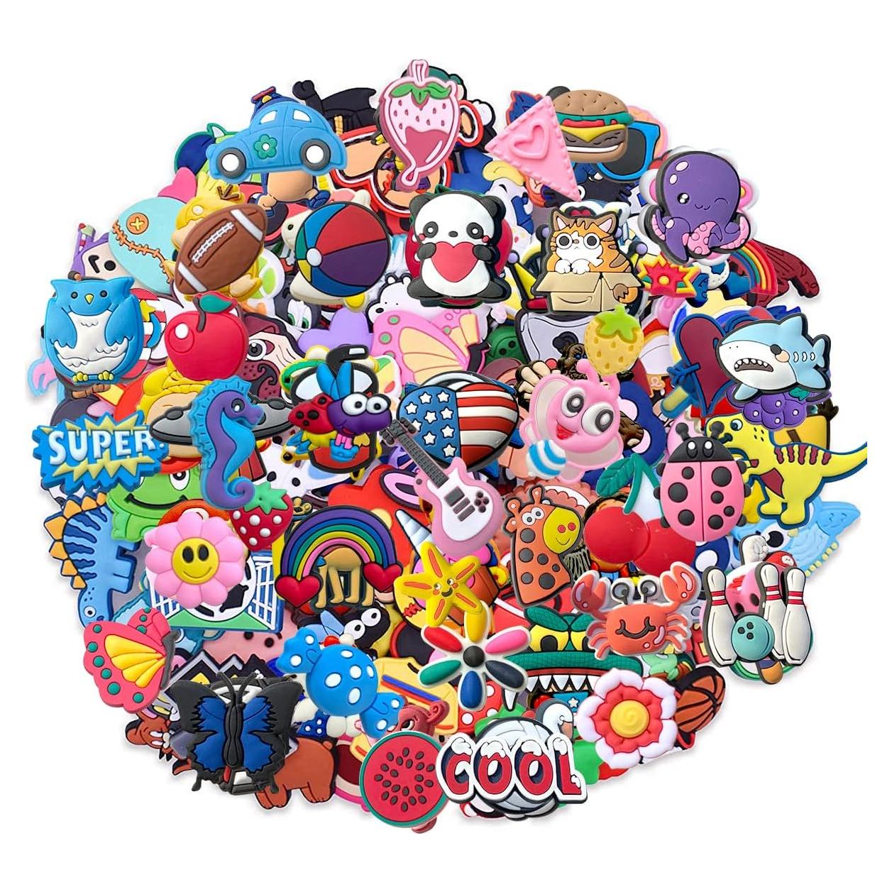 Lote de 30 Encantos de Zapato PVC para Decoración Unisex