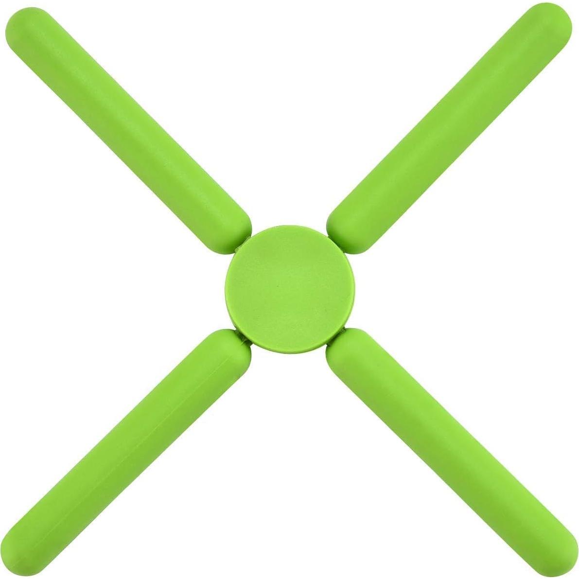 Trivetes de Silicona Plegables KSENDALO Multicolor 5 Pack