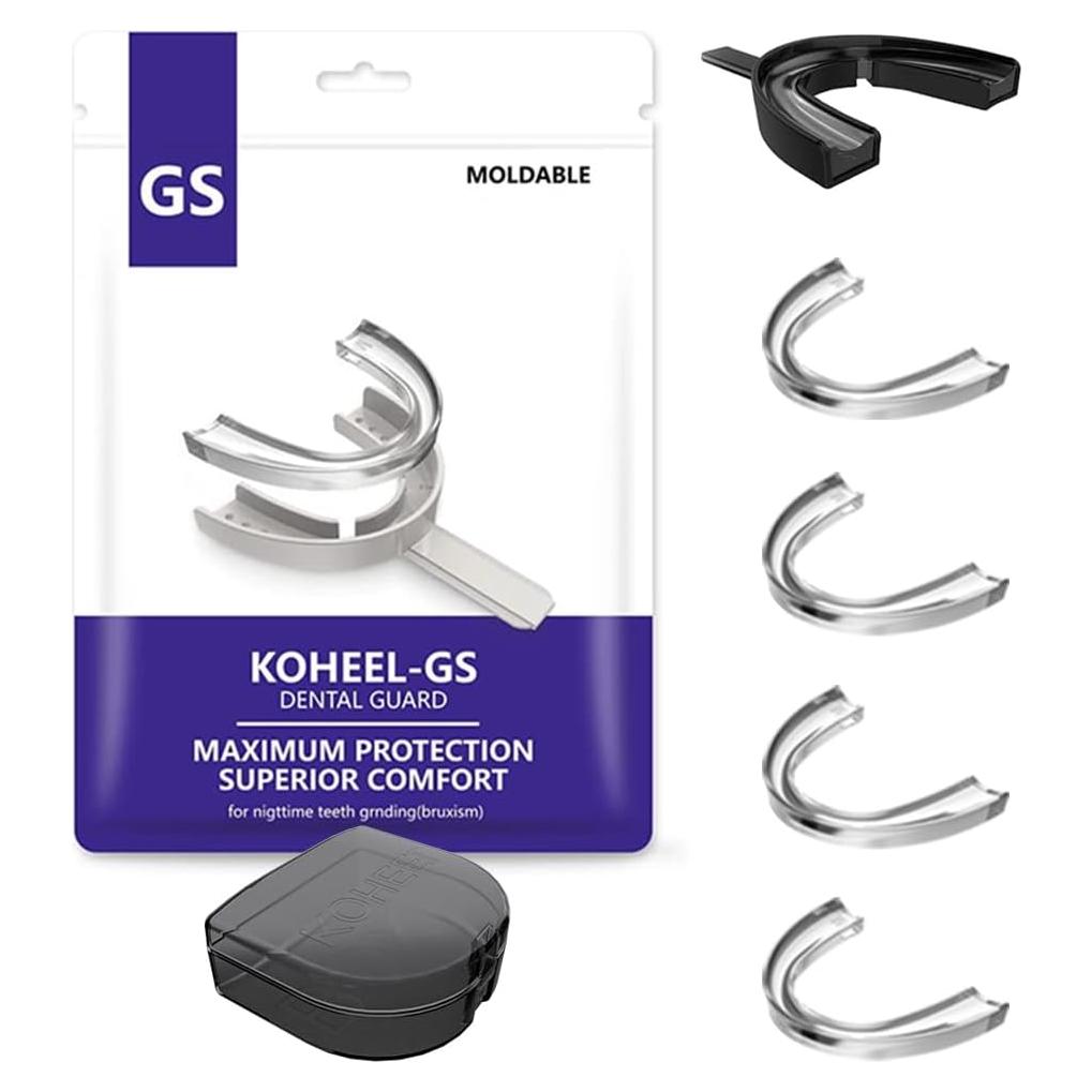 Protector Bucal Moldeable KOHEEL GS para Bruxismo - 5 Unidades