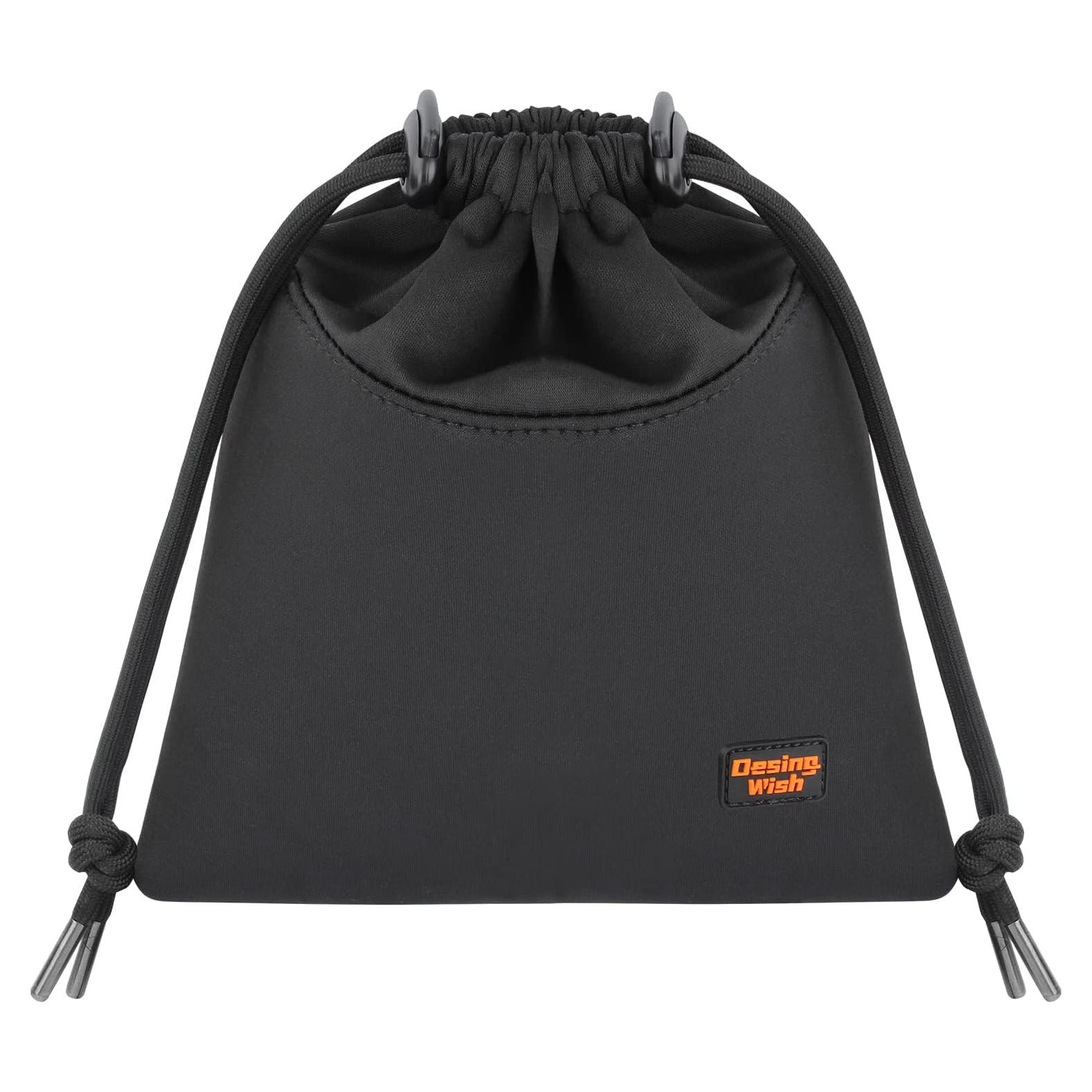 Bolsa de Almacenamiento para Auriculares Desing Wish Grande Negra