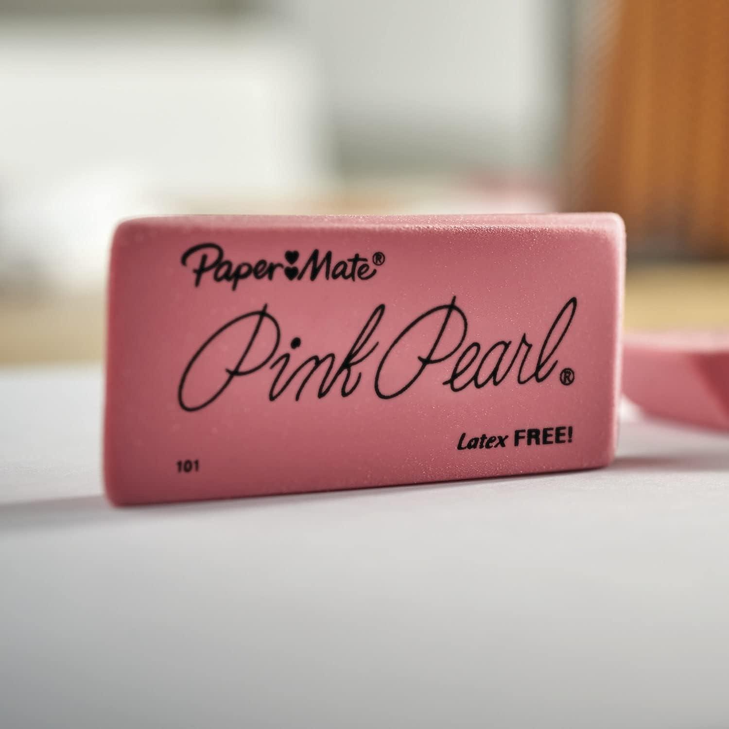 Borradores Paper Mate Pink Pearl 36 Unidades 100% Libre de Látex