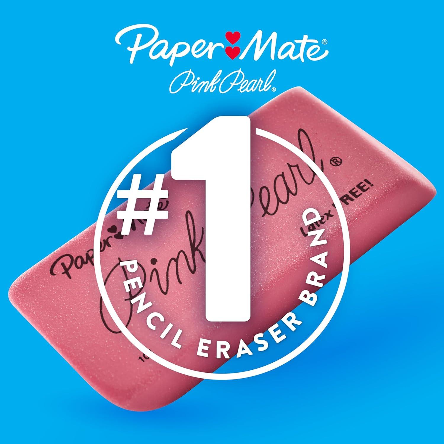 Borradores Paper Mate Pink Pearl 36 Unidades 100% Libre de Látex