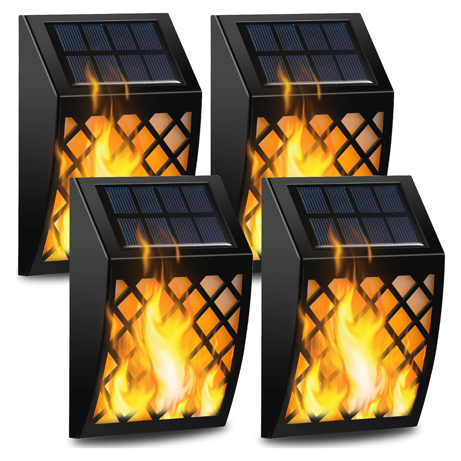 Luces de Llama Solar Dynaming - Paquete de 4 Luces LED para Exterior