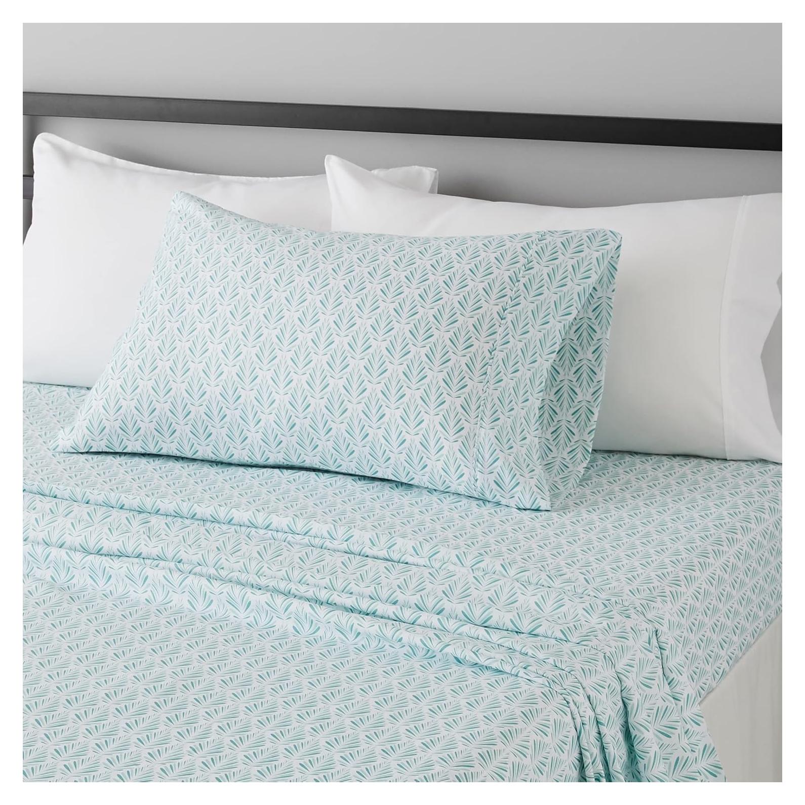 Juego de Sábanas Individual Amazon Basics Microfibra 3 Piezas