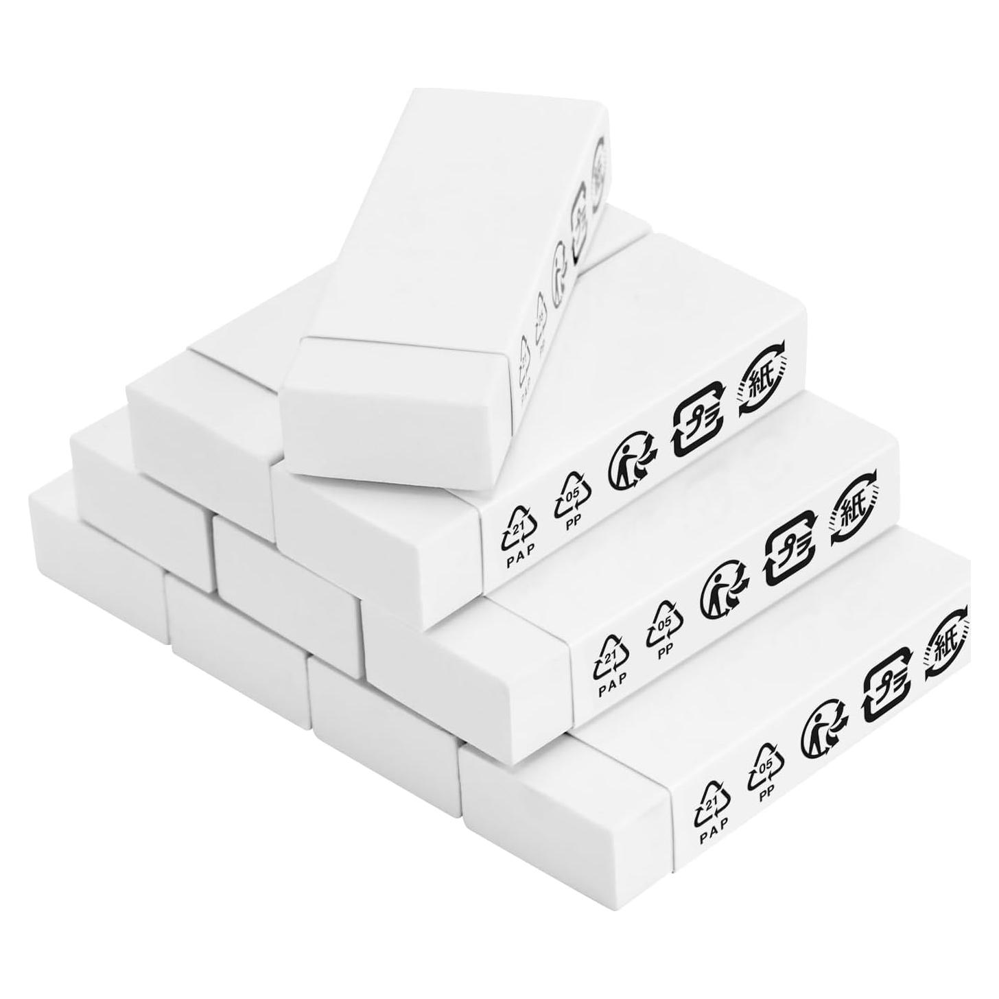 Borrador Blanco en Bloque Amazon Basics - Paquete de 10