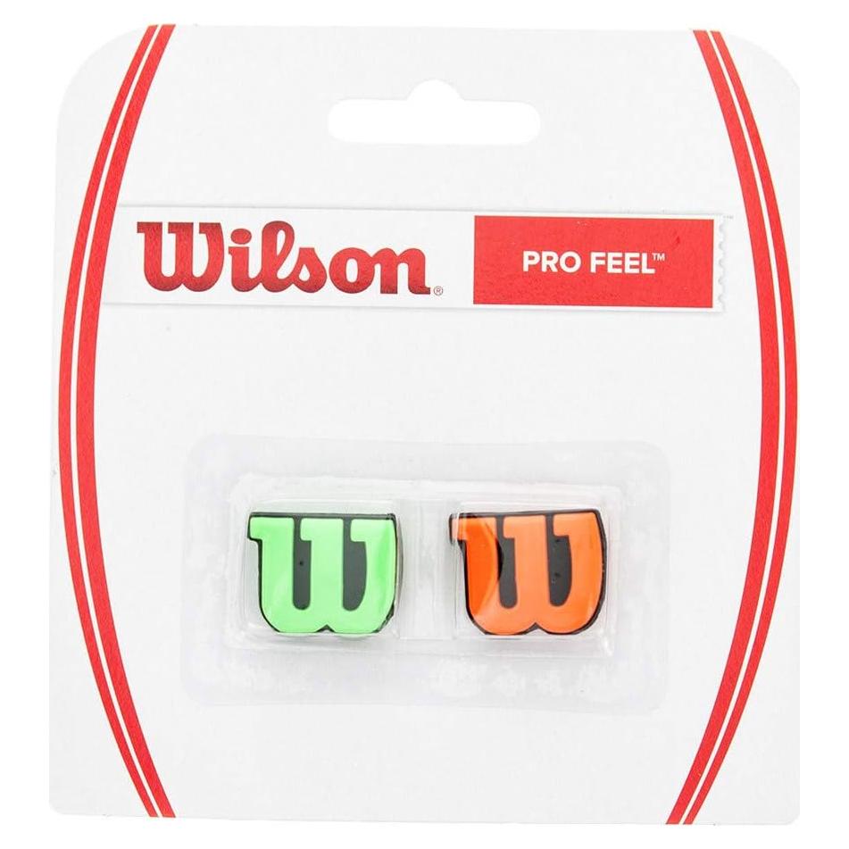 Amortiguador de Tenis Wilson Profeel Verde/Naranja - 2 Piezas
