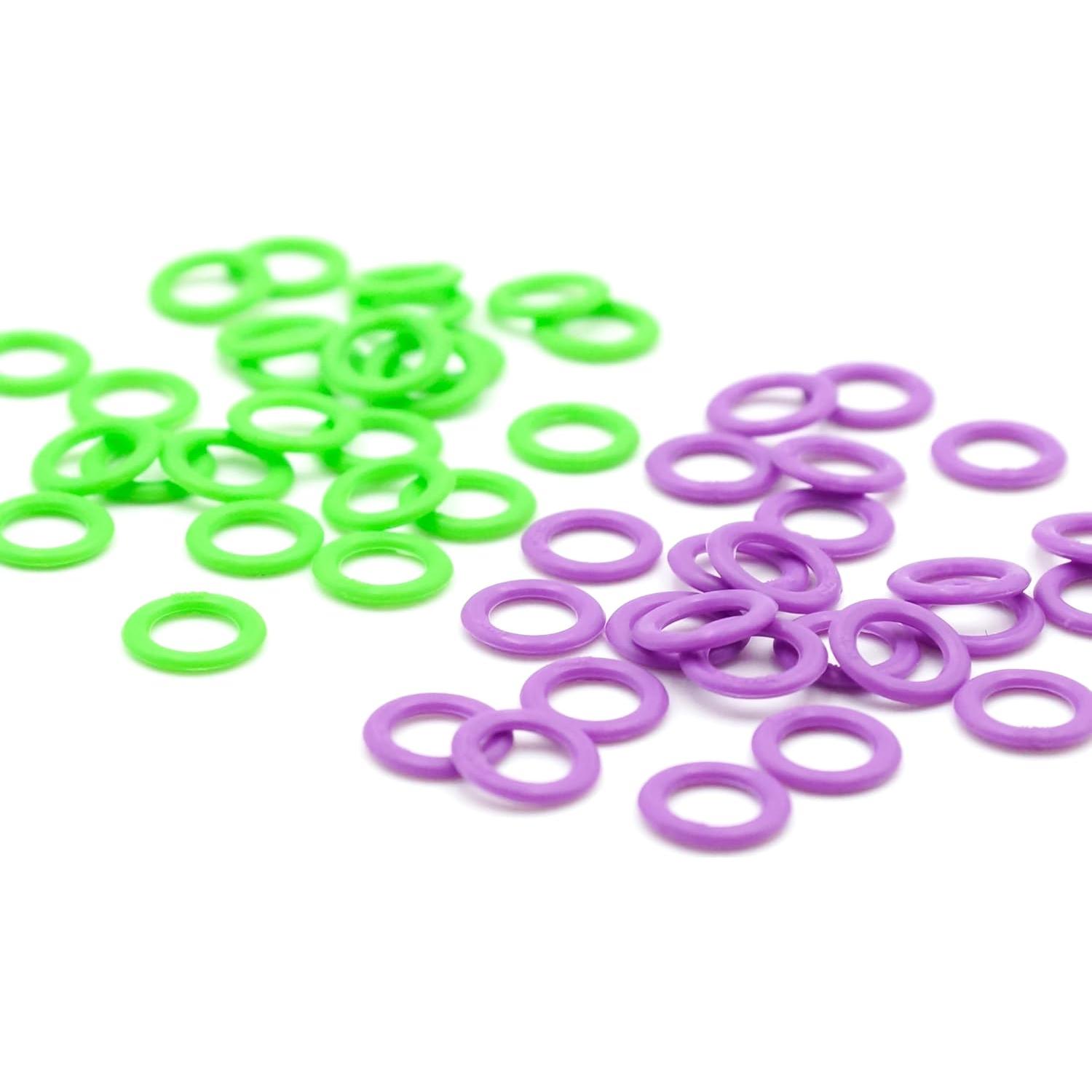 Marcadores de Anillo de Costura Clover, Multicolor, 10 Pequeños y 20 Grandes