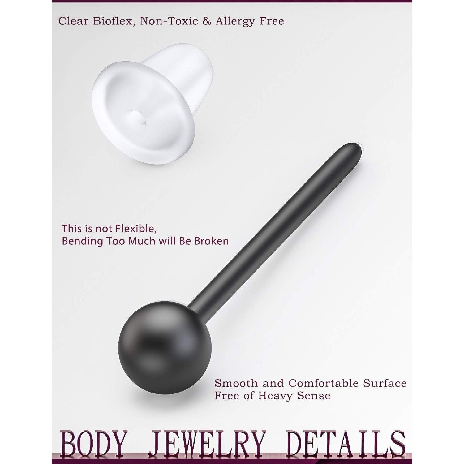 Pendientes de Aro de Plástico Claro y Negro para Niños - Jenxnjsjo