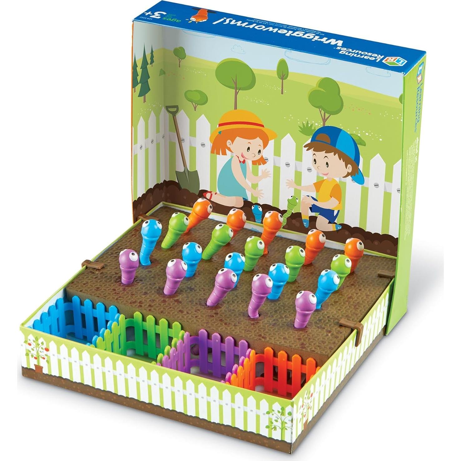 Conjunto de Actividades Wriggleworms! - Motricidad Fina 47 Piezas