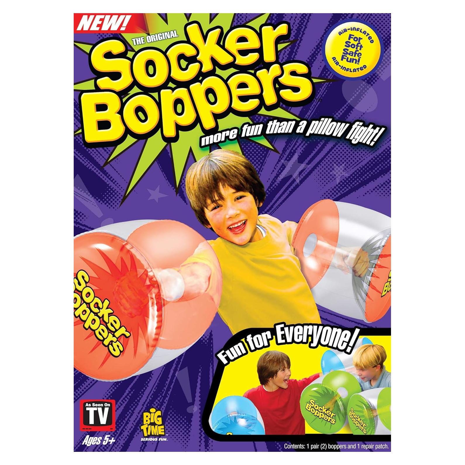 Cojines de Boxeo Inflables Socker Boppers - Vinilo Duradero