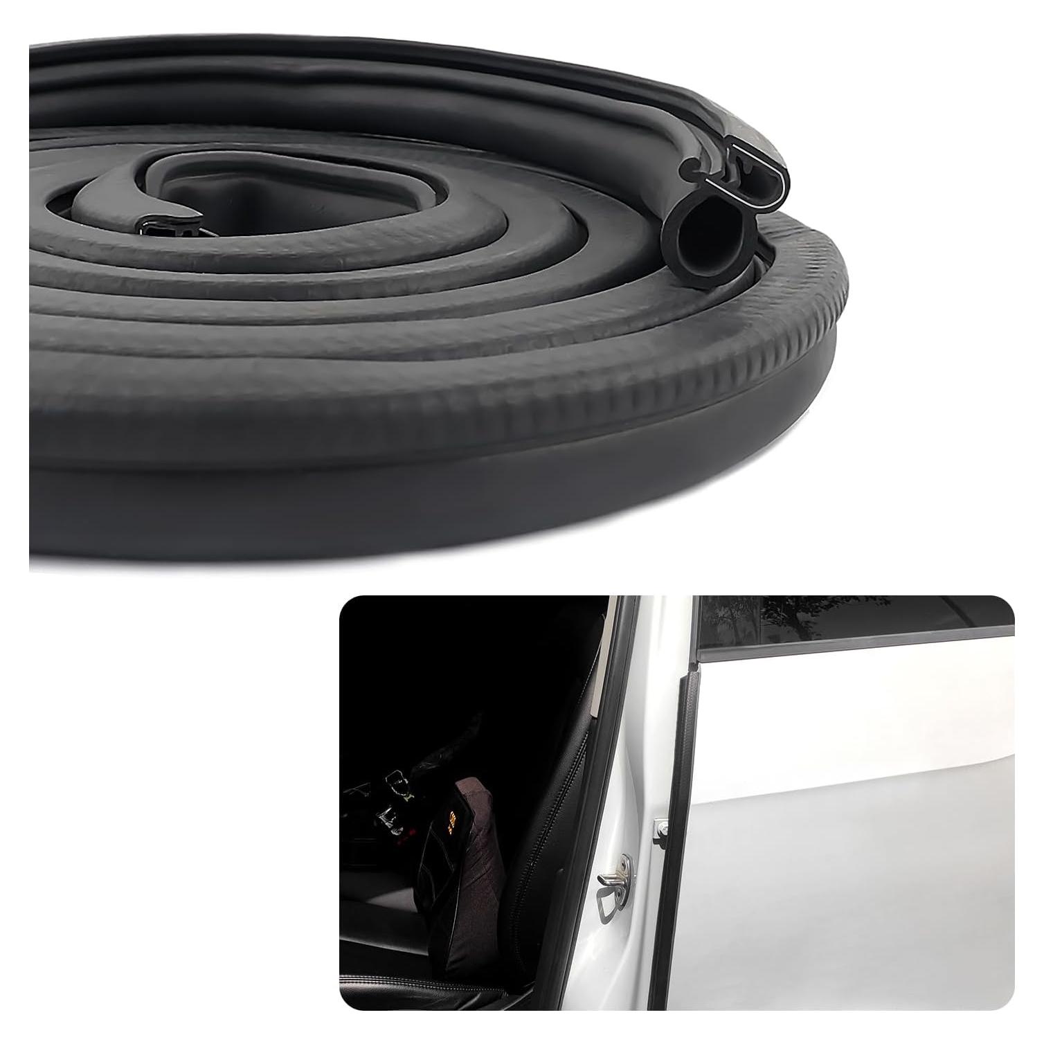 Tira de Sellado Automotriz SSNNUU 3.05m Goma y Metal