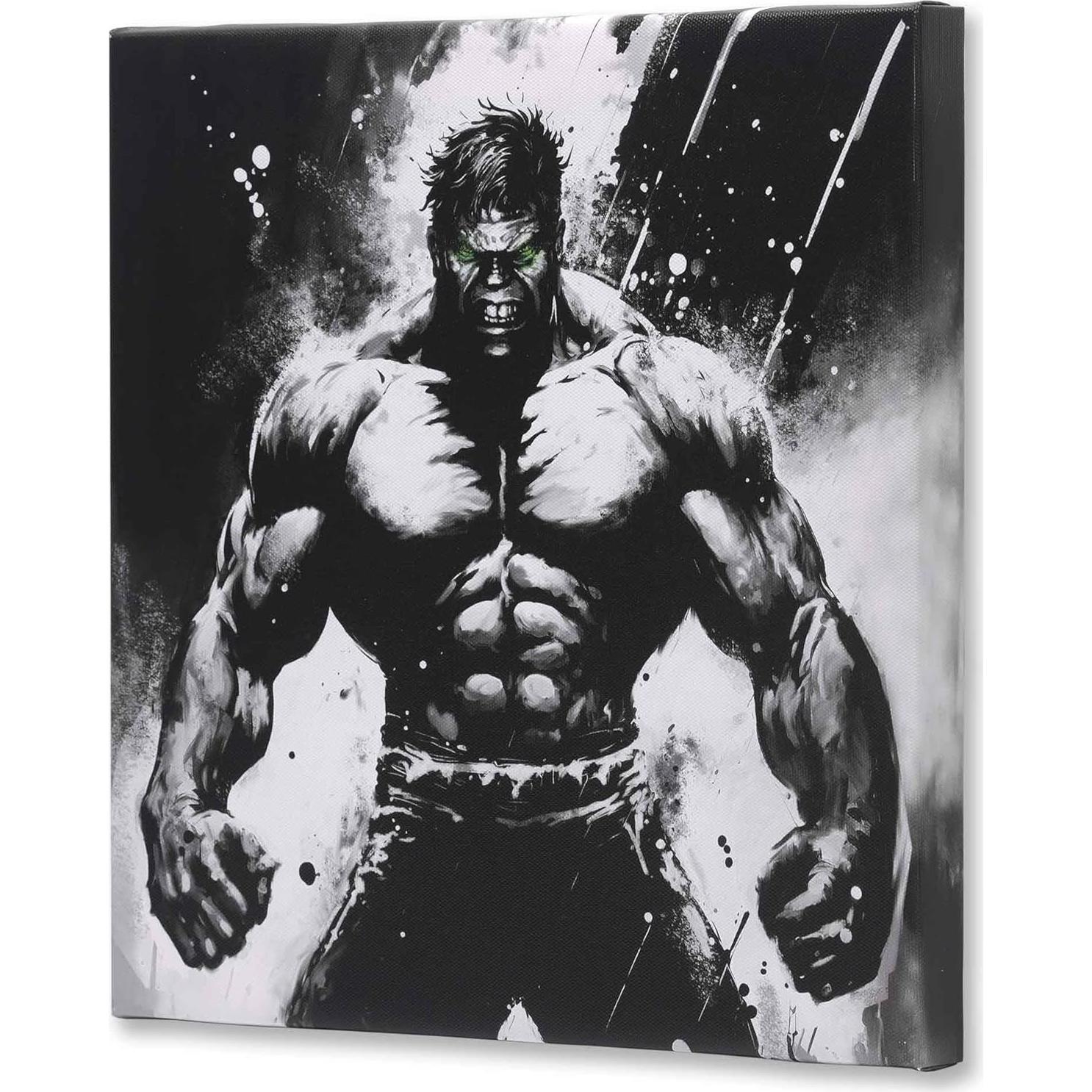 Lienzo Decorativo Marvel El Increíble Hulk 30x30 cm