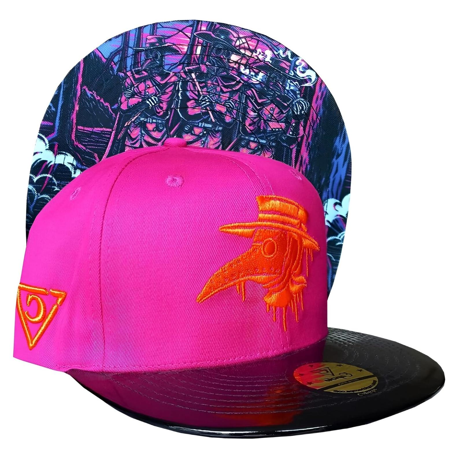 Gorra Snapback Unisex Capiche Rosa Plaga de Muerte