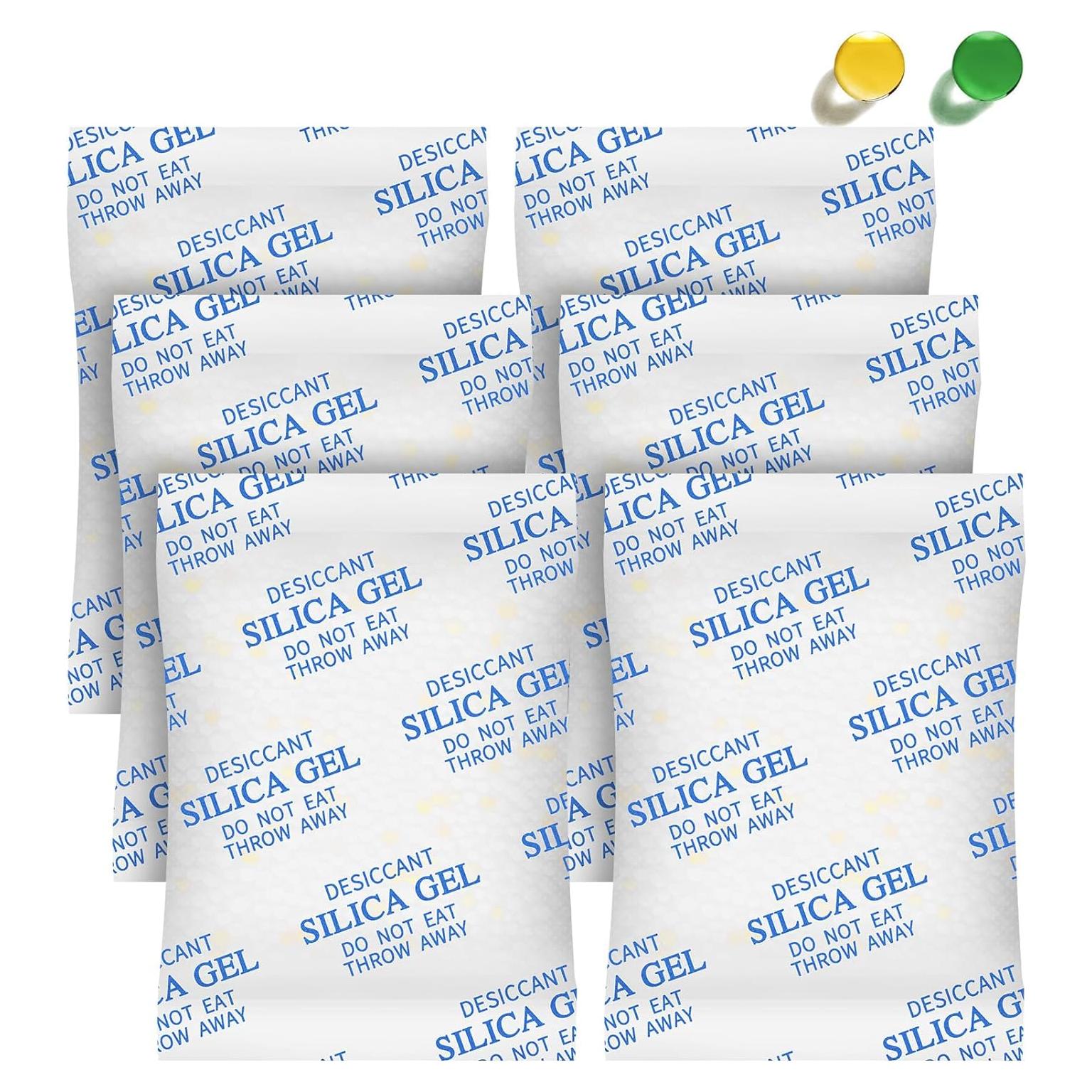 Paquetes de Gel de Sílice 20g - 35 Unidades Deshidratantes Grado Alimenticio