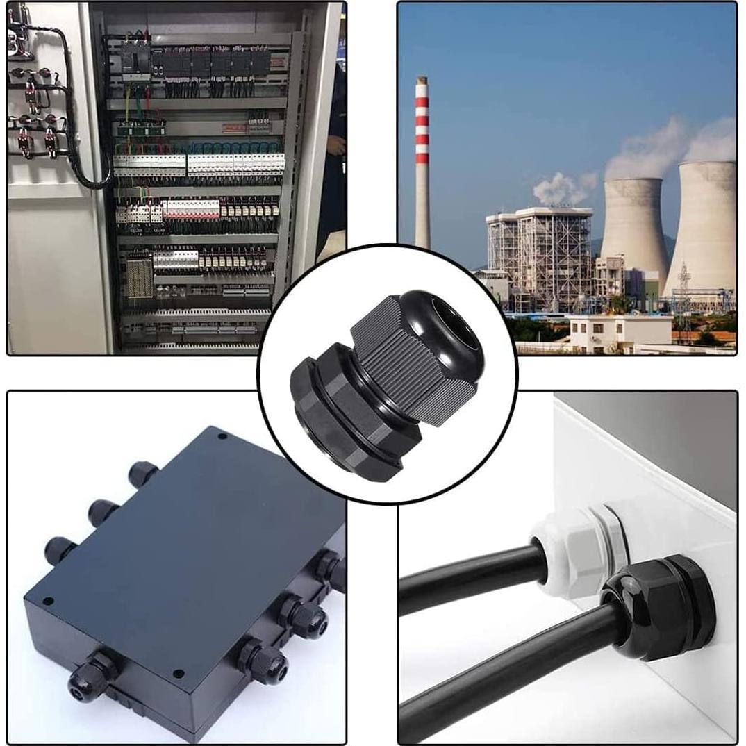 Juntas de Cable PG7 Gebildet Impermeables 3-6.5mm Paquete 50