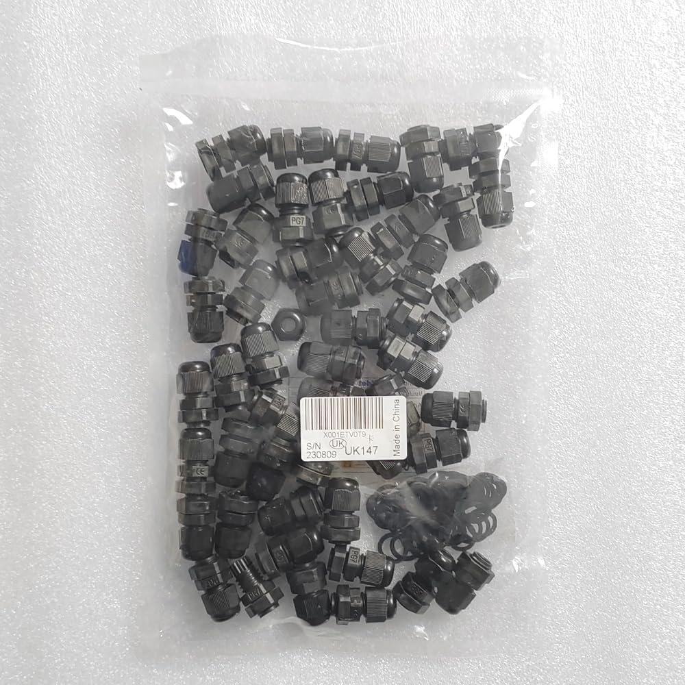 Juntas de Cable PG7 Gebildet Impermeables 3-6.5mm Paquete 50