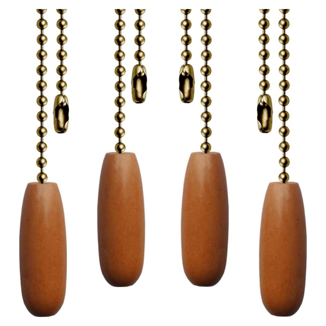 Paquete de 4 Cadenas de Tirador Aeknewo 30.48 cm Bronce