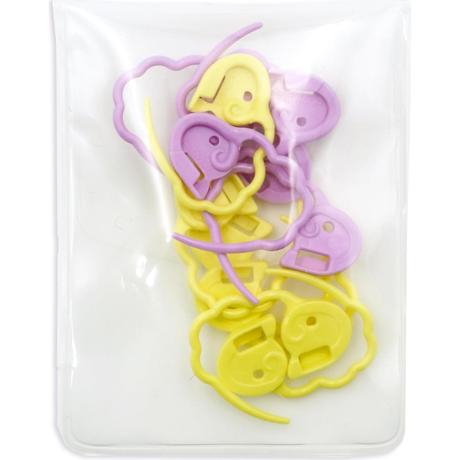 Marcadores de Puntos de Cierre Rápido Clover 12 Unidades