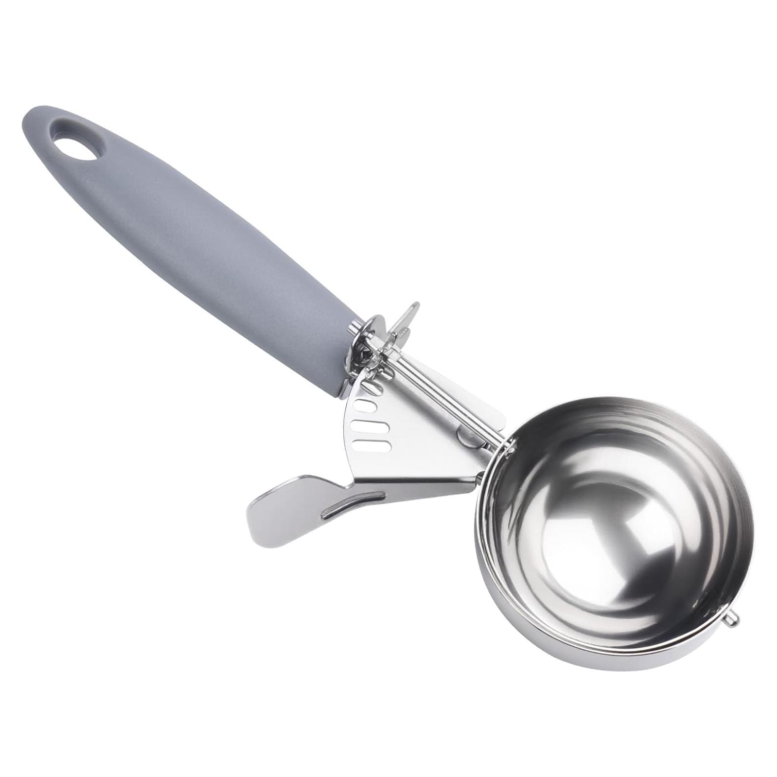 Cucharón de 4 oz H-Min #8 para Helado y Galletas, Acero Inoxidable