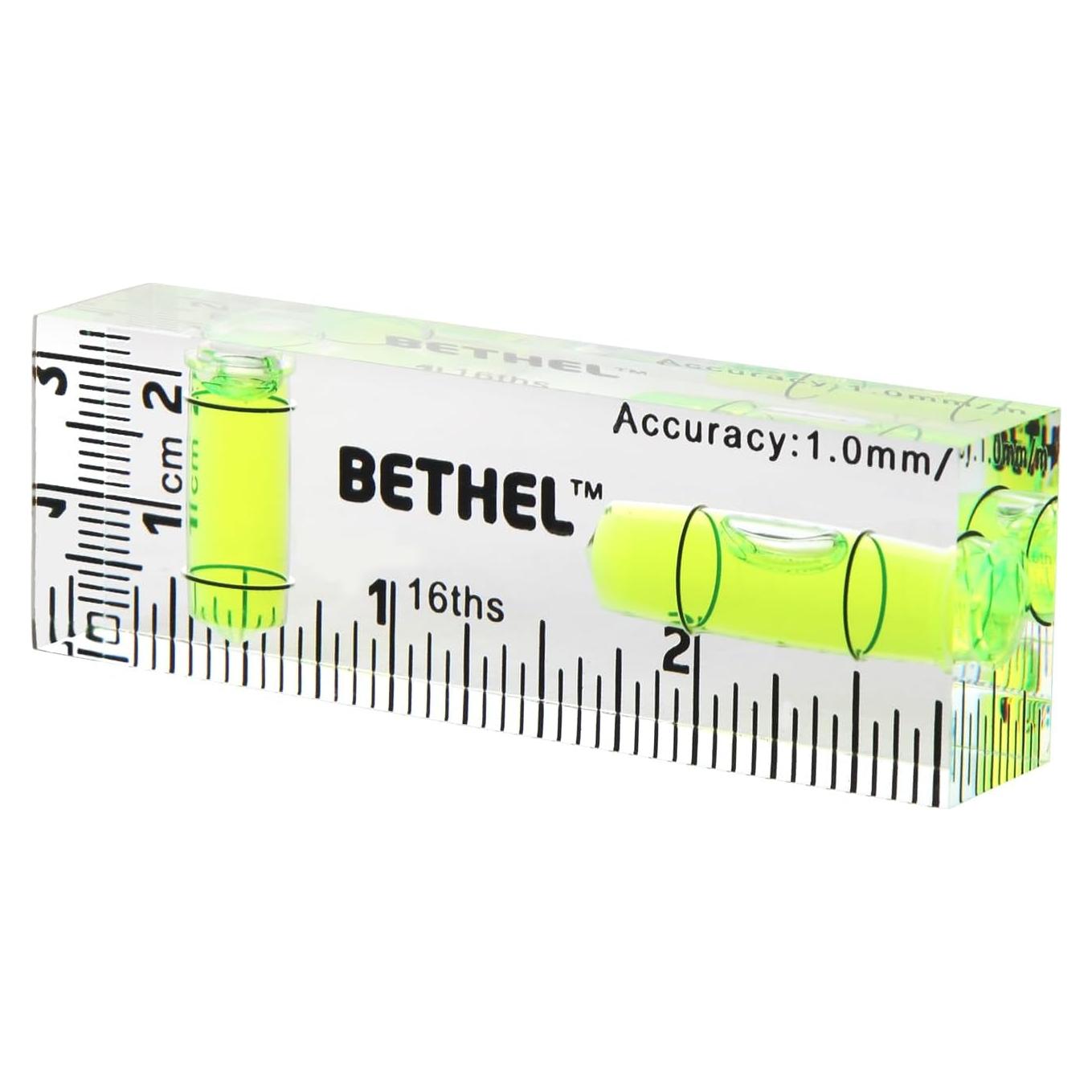 Nivel Mini Burbuja BETHEL 90°/180° Doble Dirección 7.5cm